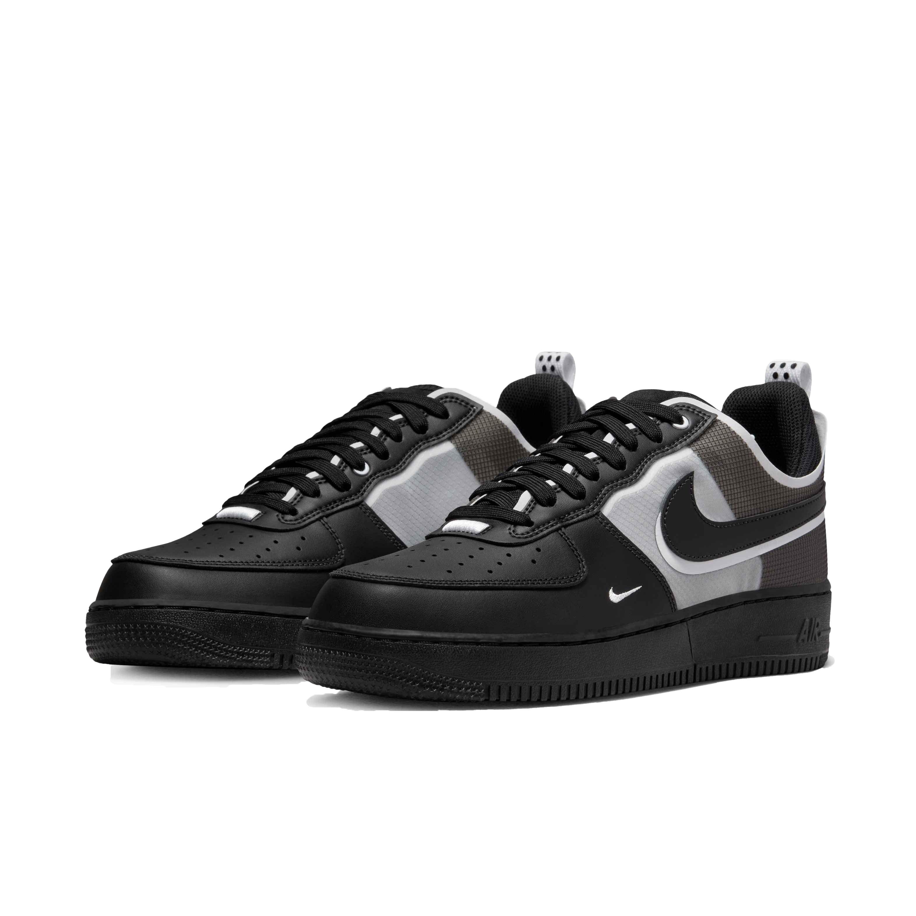 Nike Air Force 1 07 LV8 Utility Grade School Lifestyle Shoes Black