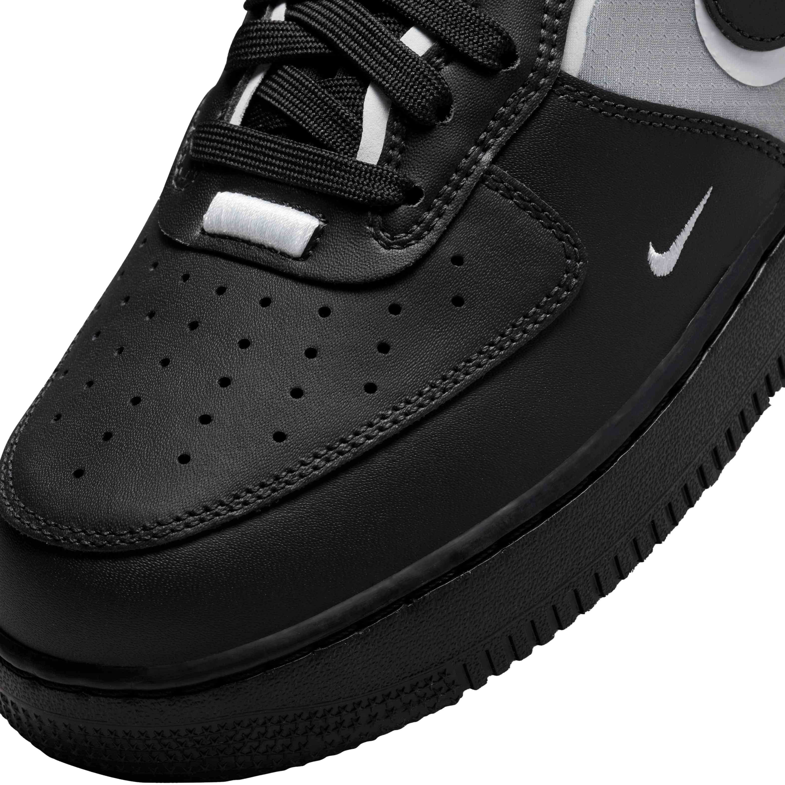 Nike Air Force 1 07 LV8 Utility Grade School Lifestyle Shoes Black