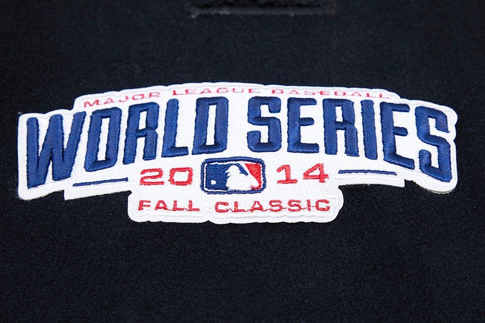 Pro Standard Men's MLB San Francisco Giants Mashup Rib Wool Varsity Jacket - Black/Orange - BLACK/ORANGE Thumbnail View 7