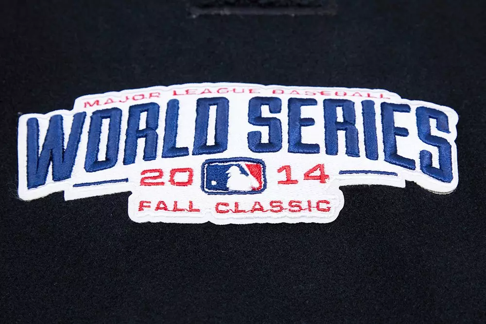 Pro Standard Men's MLB San Francisco Giants Mashup Rib Wool Varsity Jacket -Black/Orange - BLACK/ORANGE