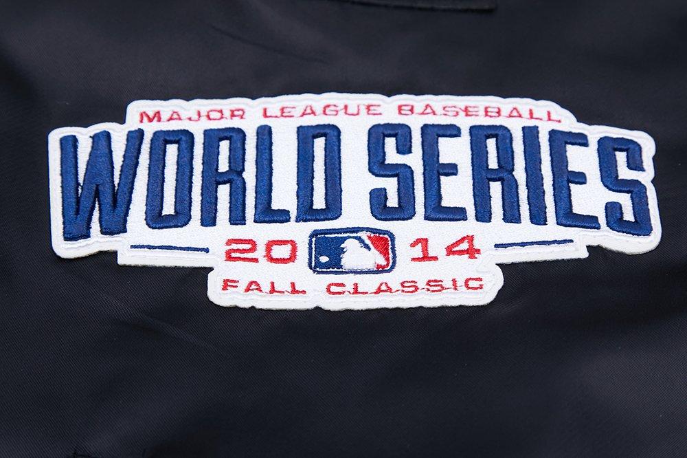 Pro Standard Men's MLB San Francisco Giants Mashup Rib Satin Jacket -Black/Orange - BLACK/ORANGE Thumbnail View 5