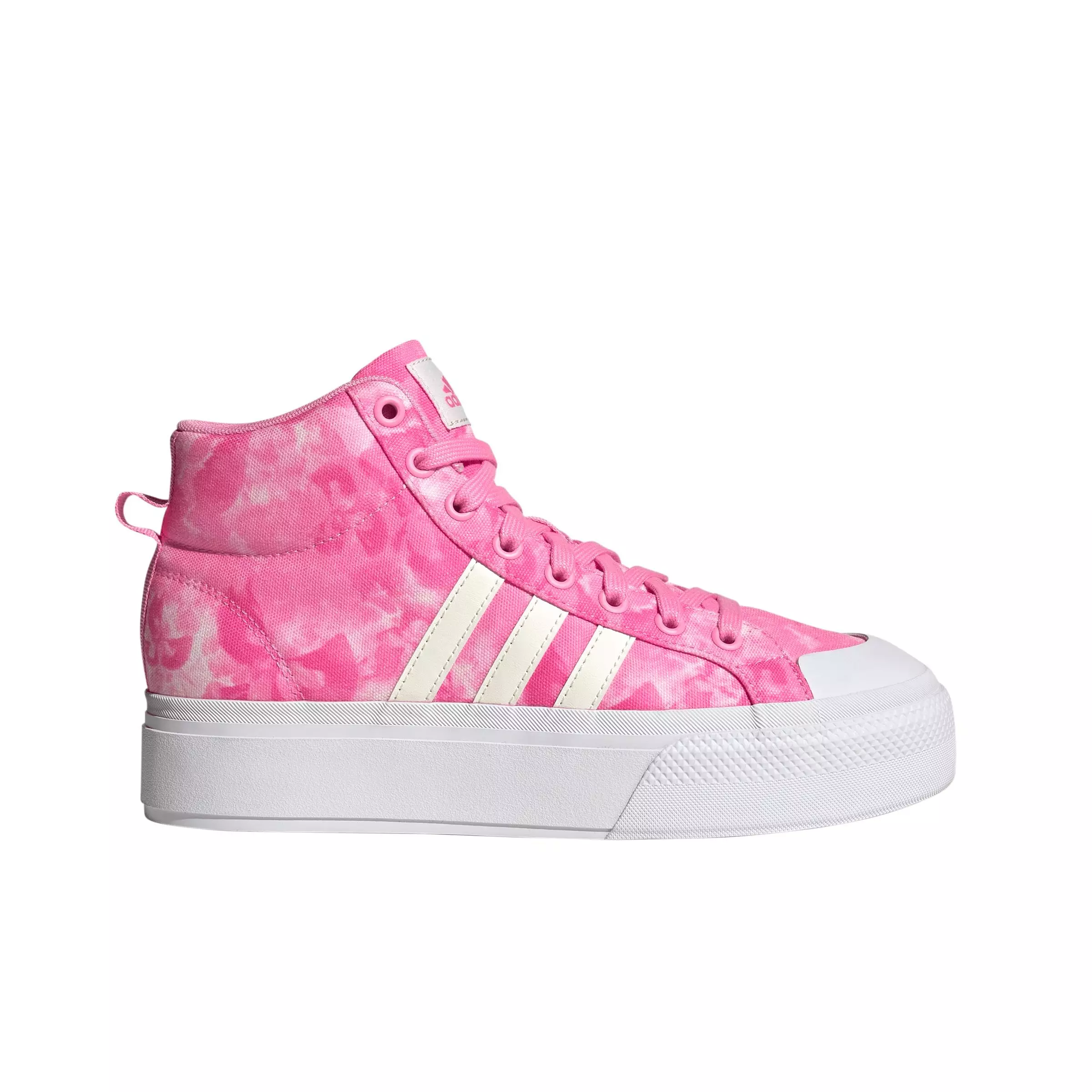 adidas Bravada 2.0 Platform Mid "Pulse Magenta/Off White/Ftwr White" Women's Shoe - MAGENTA/OFF WHITE/WHITE