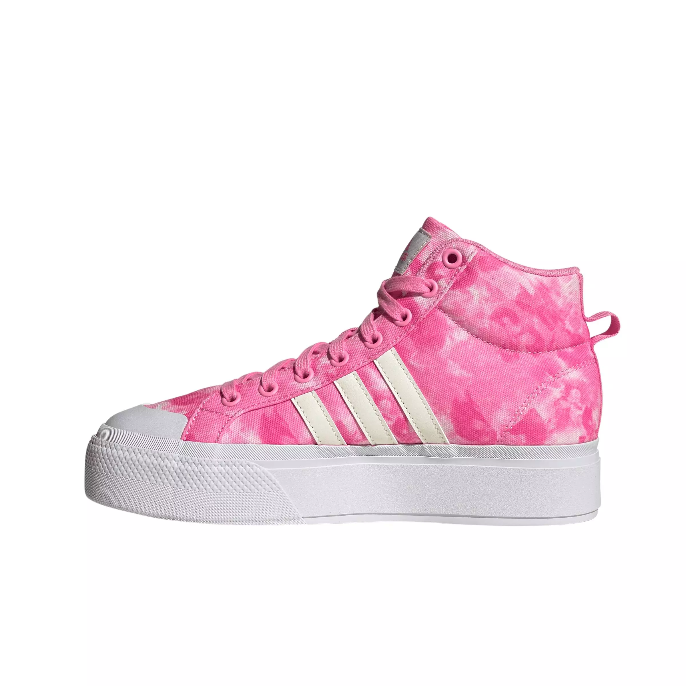 adidas Bravada 2.0 Platform Mid "Pulse Magenta/Off White/Ftwr White" Women's Shoe - MAGENTA/OFF WHITE/WHITE