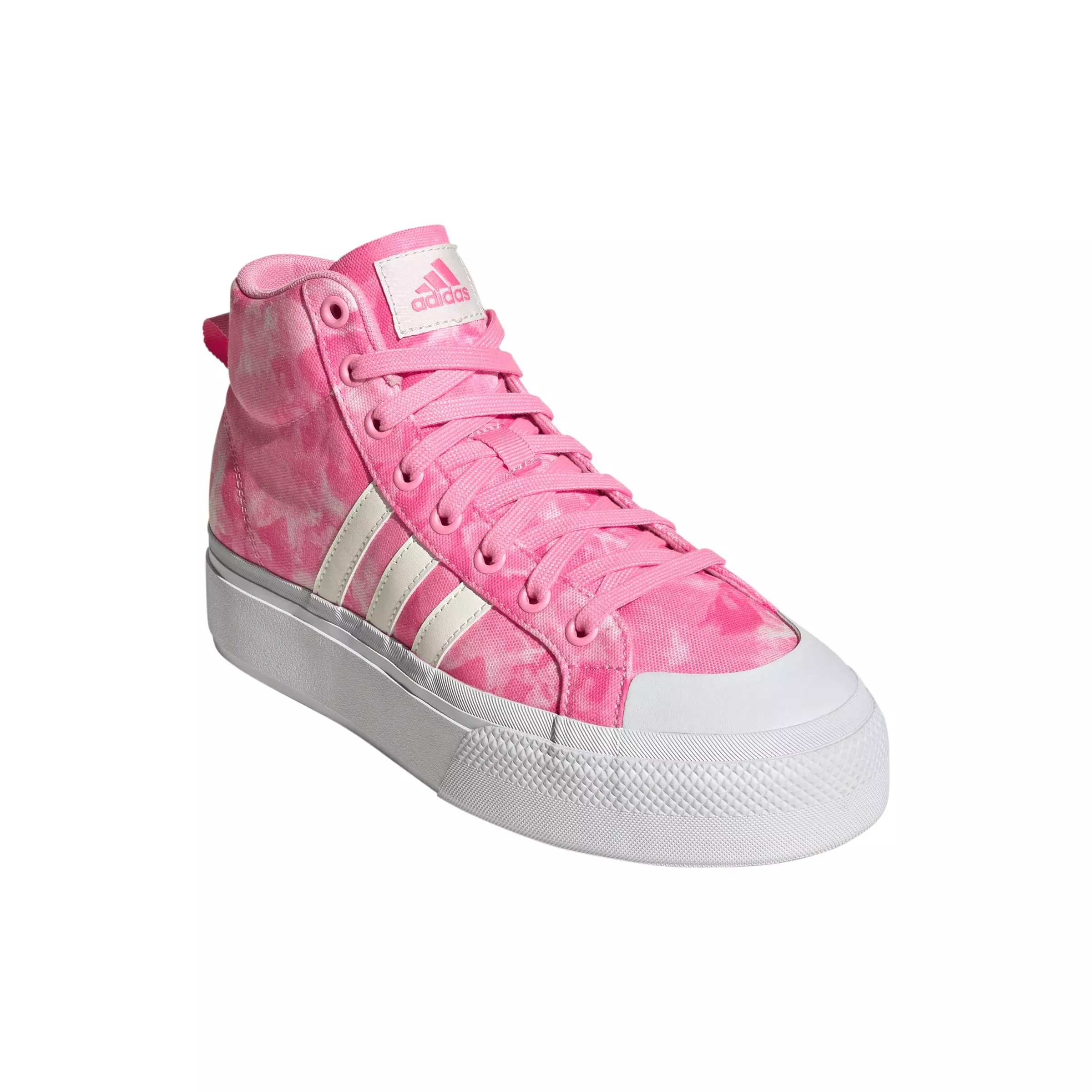 adidas Bravada 2.0 Platform Mid "Pulse Magenta/Off White/Ftwr White" Women's Shoe - MAGENTA/OFF WHITE/WHITE
