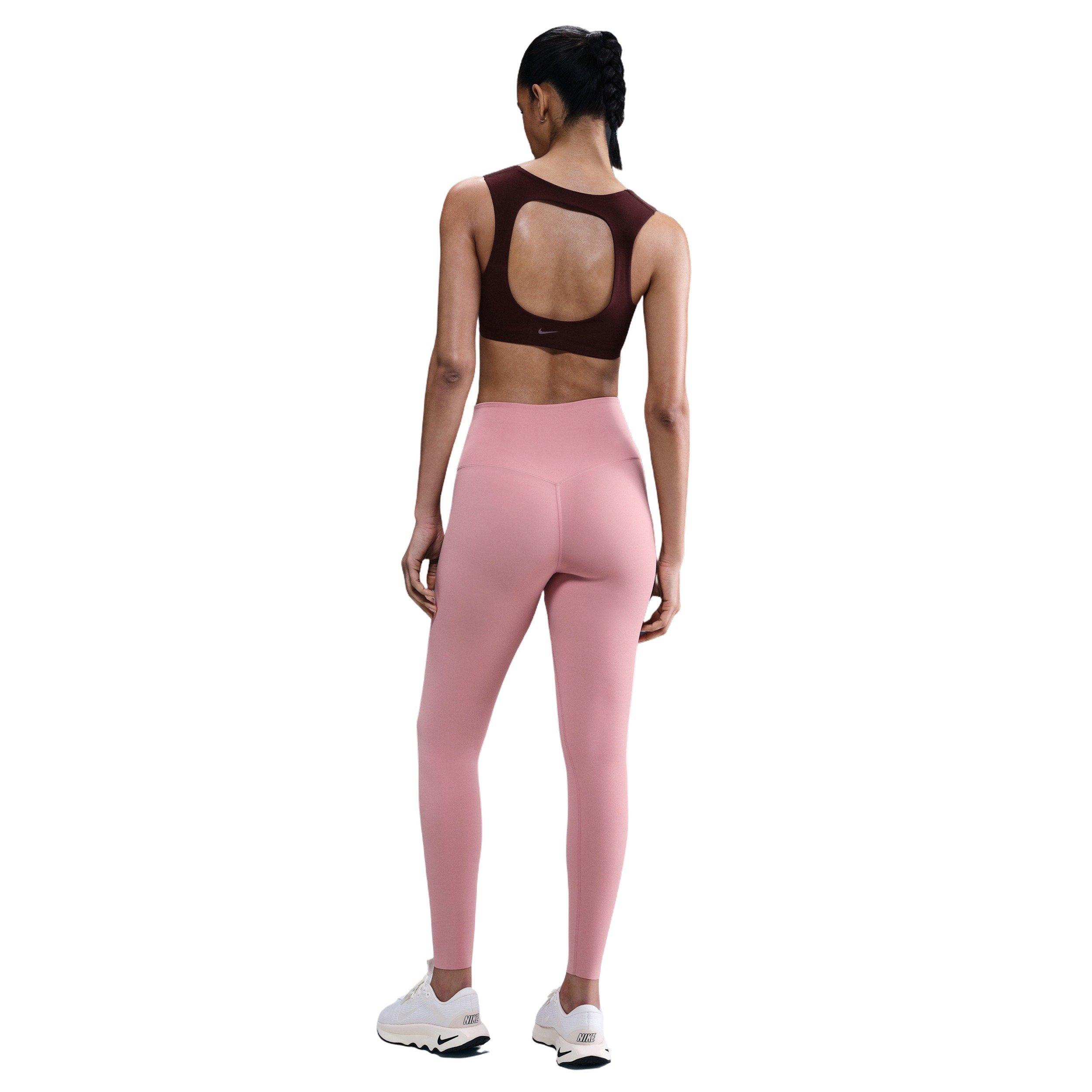 Nike Women's Zenvy Light-Support Lightly Lined Sports Bra - Burgundy - BURGUNDY Thumbnail View 5