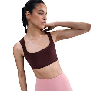 Nike Women's Zenvy Light-Support Lightly Lined Sports Bra -Burgundy