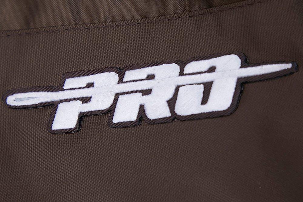 Pro Standard Men's MLB San Diego Padres Mashup Rib Satin Jacket -Brown - BROWN Thumbnail View 11