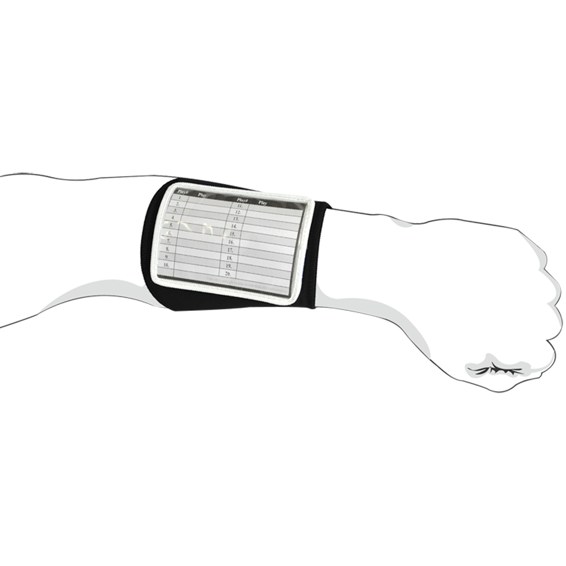 Shock Doctor Mini Triple Playmaker Wristcoach - Black - BLACK
