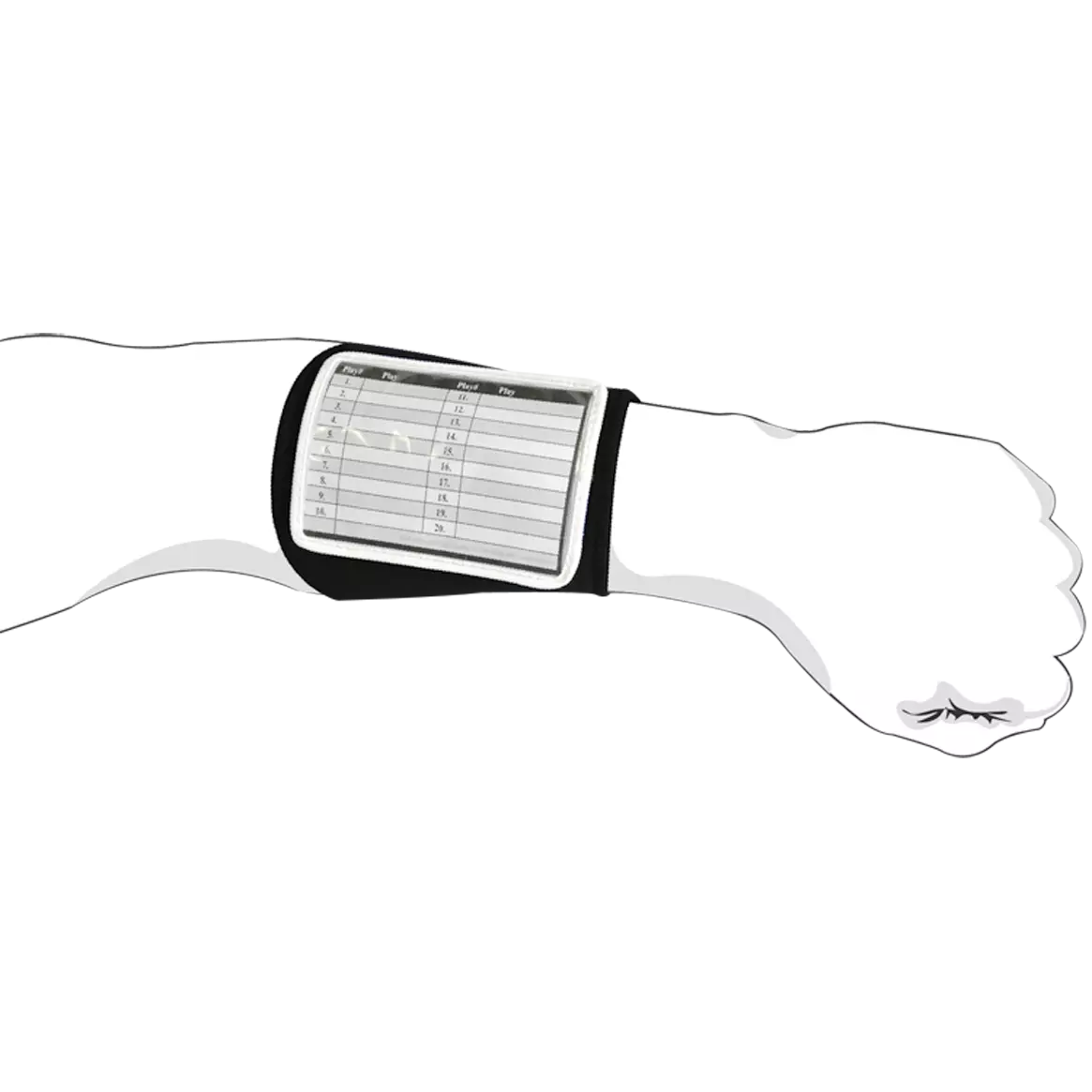 Shock Doctor Mini Triple Playmaker Wristcoach - Black - BLACK