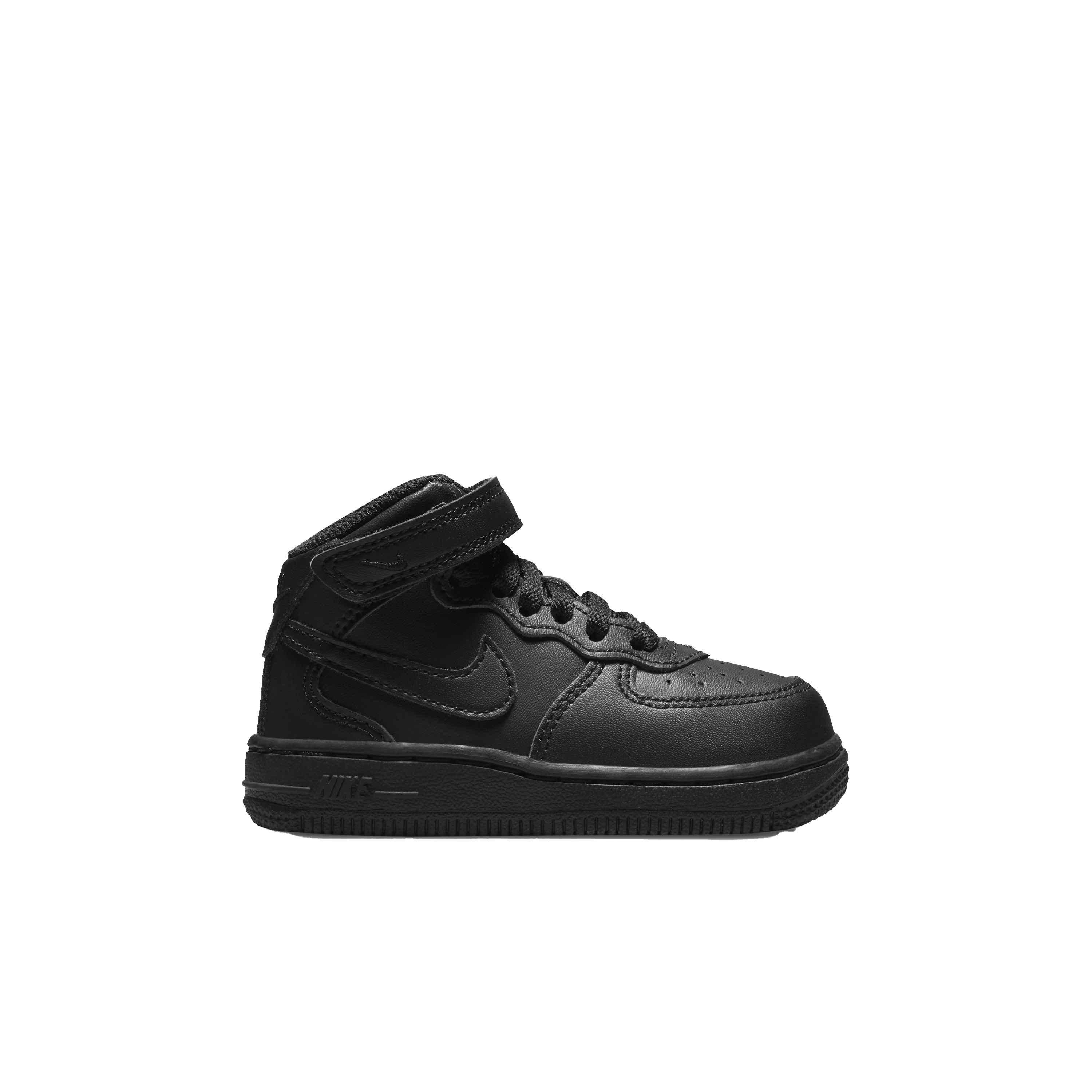 Nike Force 1 Mid LE "Black" Infant Boys' Shoe - BLACK Thumbnail View 1
