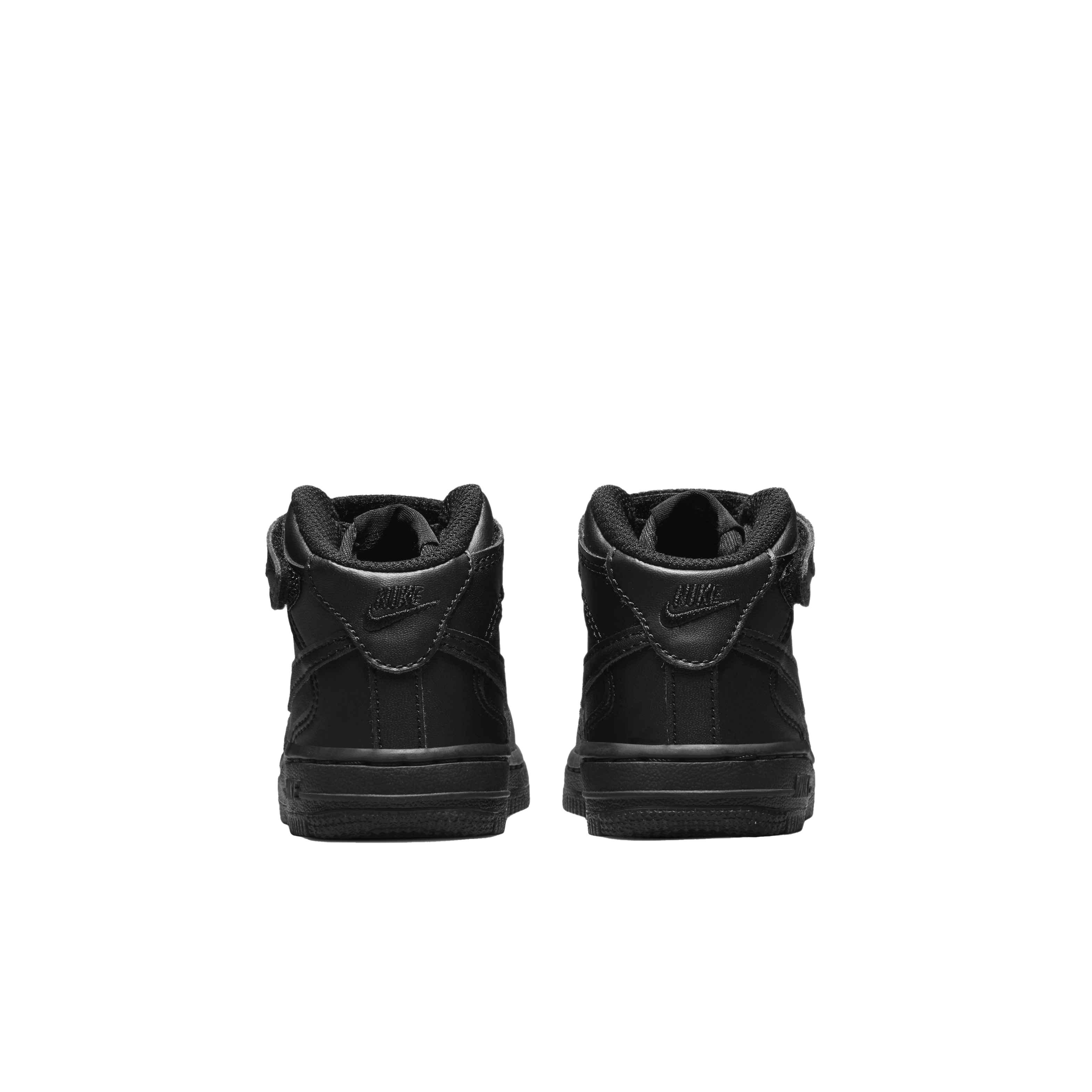 Nike Force 1 Mid LE "Black" Infant Boys' Shoe - BLACK Thumbnail View 6