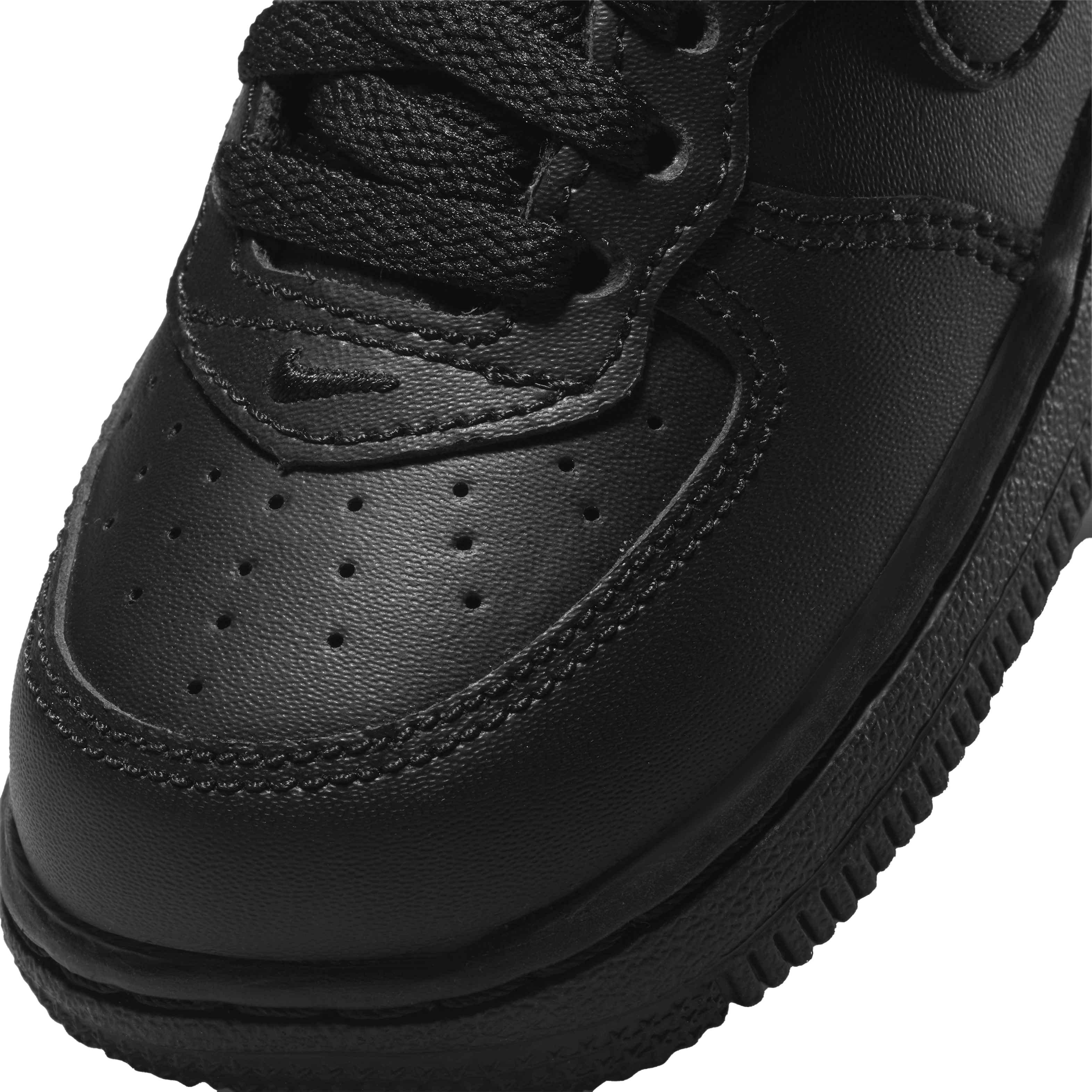Nike Force 1 Mid LE "Black" Infant Boys' Shoe - BLACK Thumbnail View 7