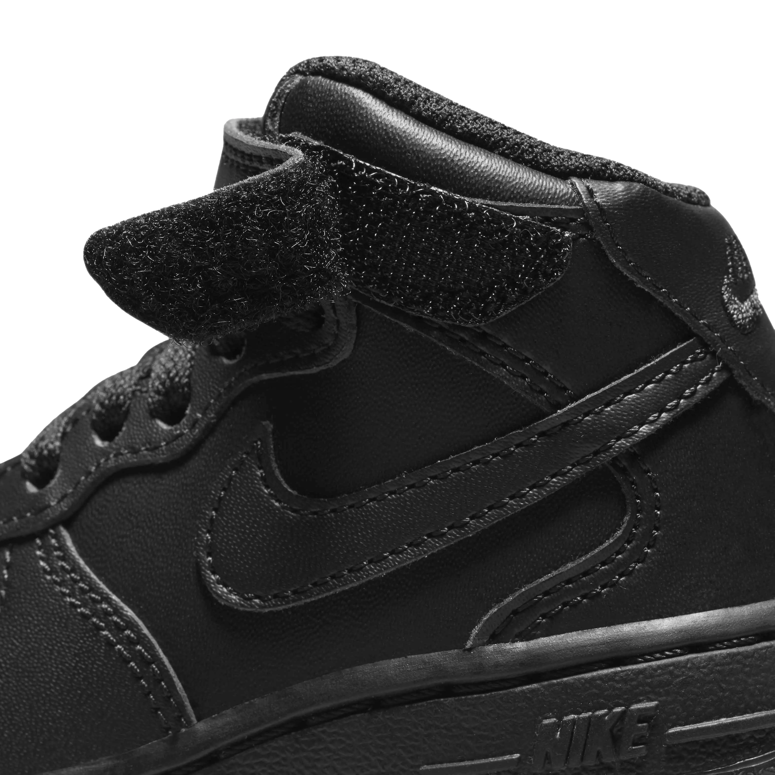 Nike Force 1 Mid LE "Black" Infant Boys' Shoe - BLACK