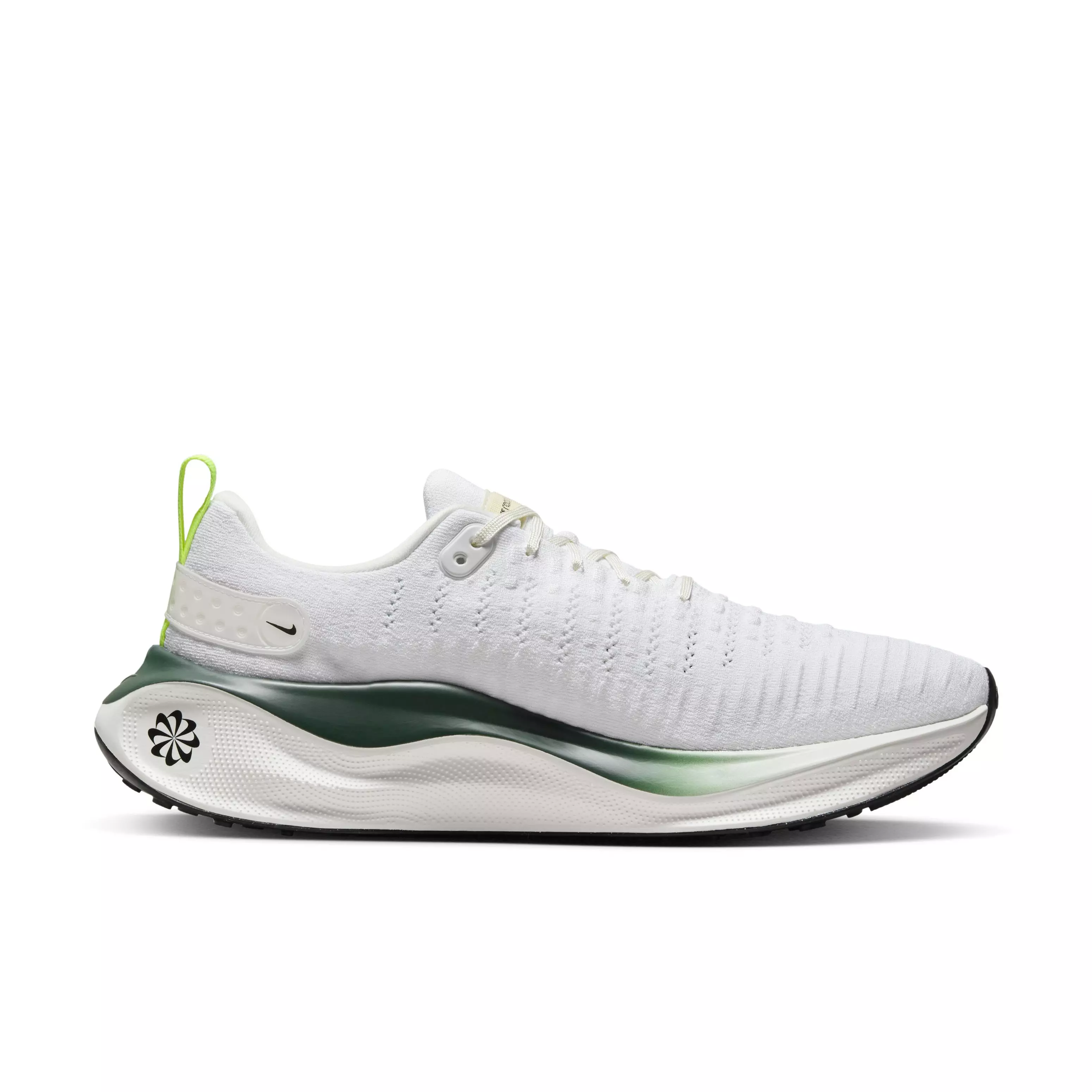 Nike InfinityRN 4 "White/Volt/Sail/Pro Green" Men's Running Shoe - WHITE/VOLT/SAIL/GREEN