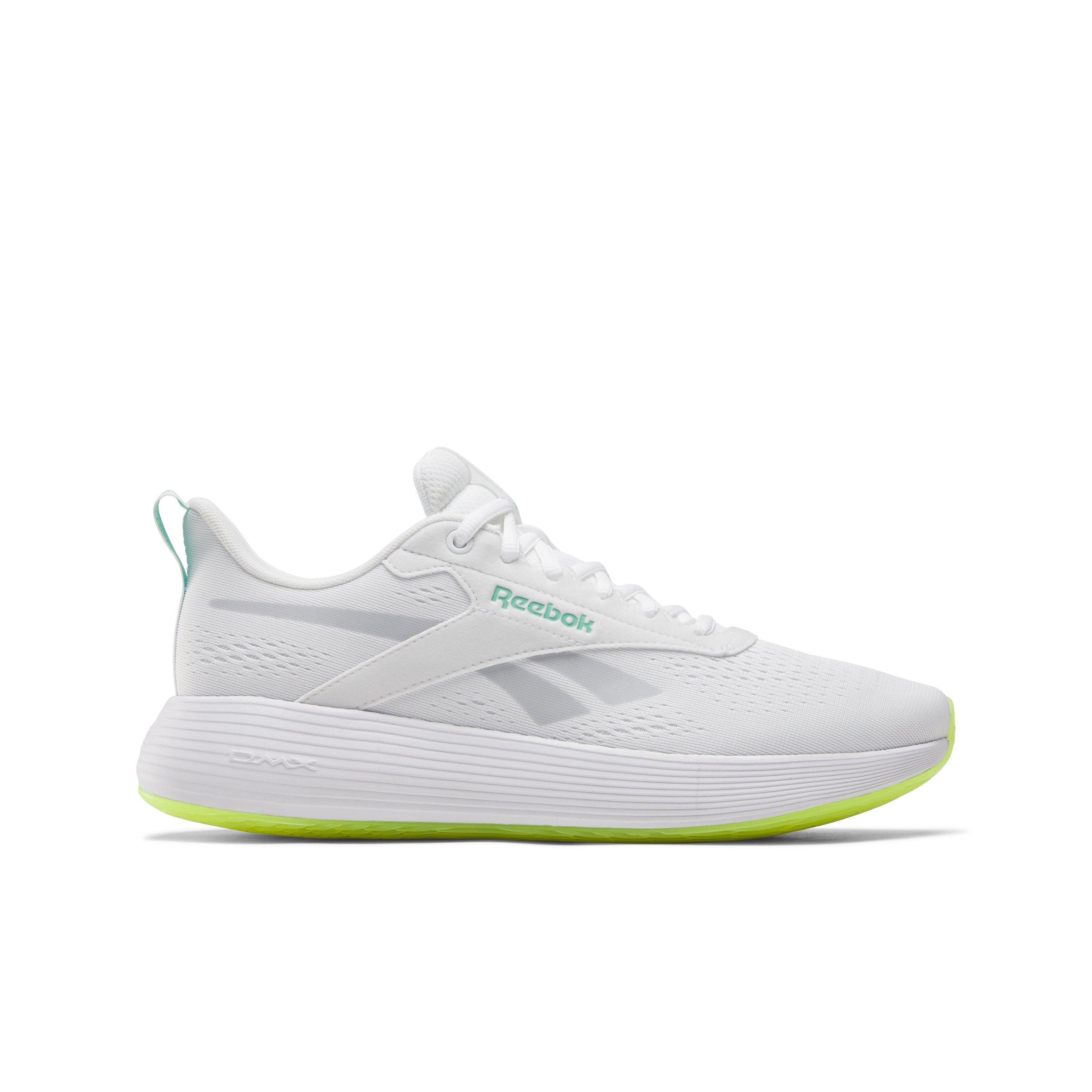 Reebok DMX Comfort+ "White/Grey 1/Digital Lime" Unisex Walking Shoe - WHITE/GREY/LIME Thumbnail View 1