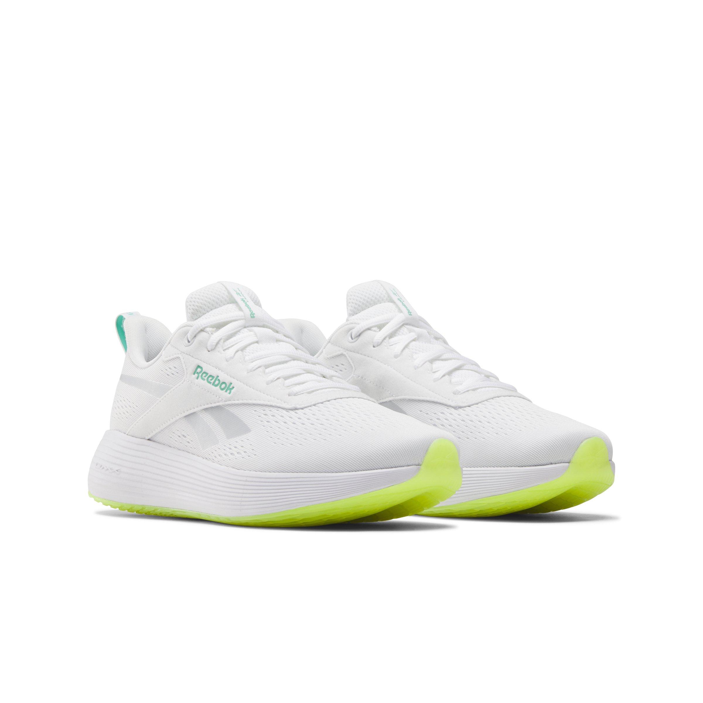 Reebok DMX Comfort+ "White/Grey 1/Digital Lime" Unisex Walking Shoe - WHITE/GREY/LIME Thumbnail View 2