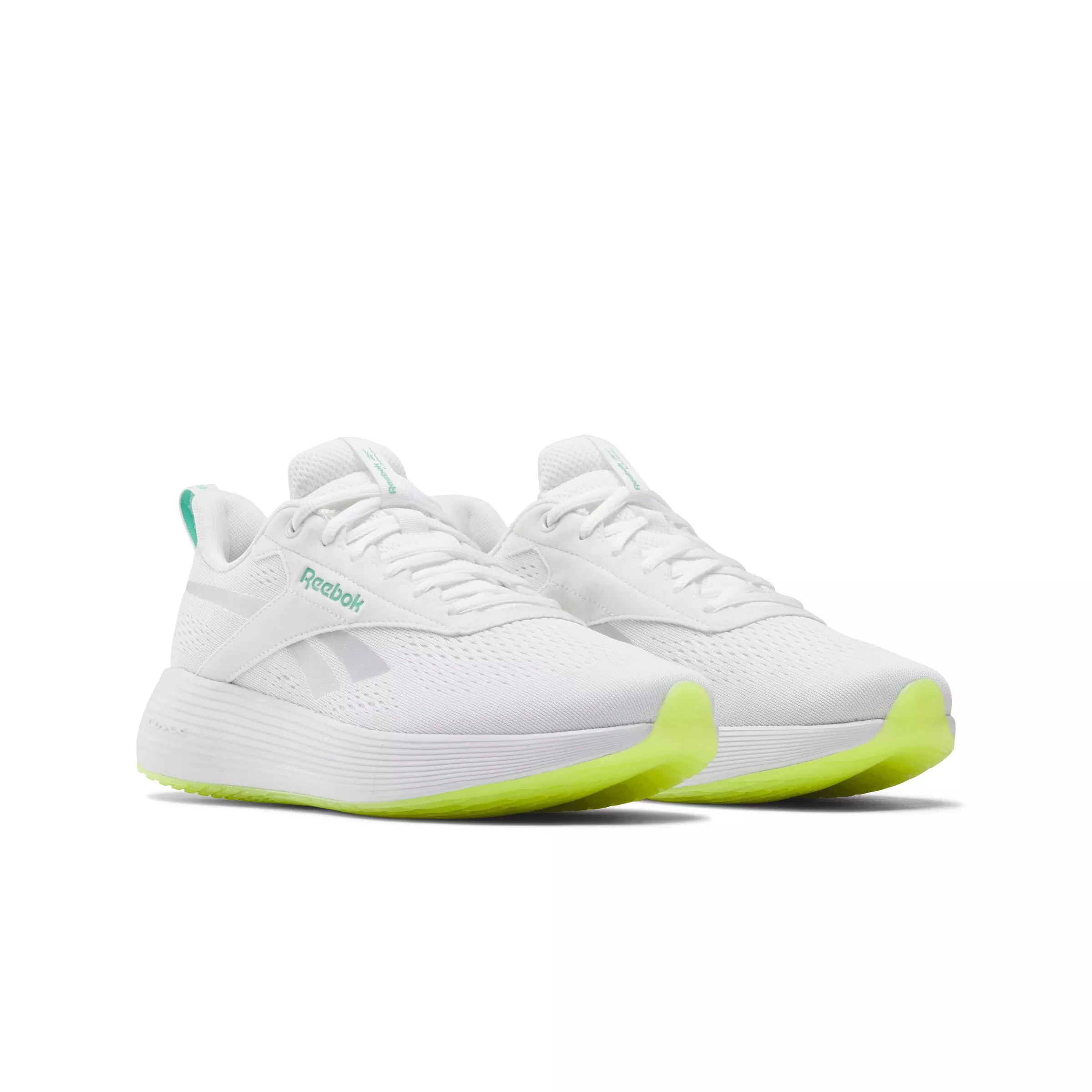 Reebok DMX Comfort+ "White/Grey 1/Digital Lime" Unisex Walking Shoe - WHITE/GREY/LIME