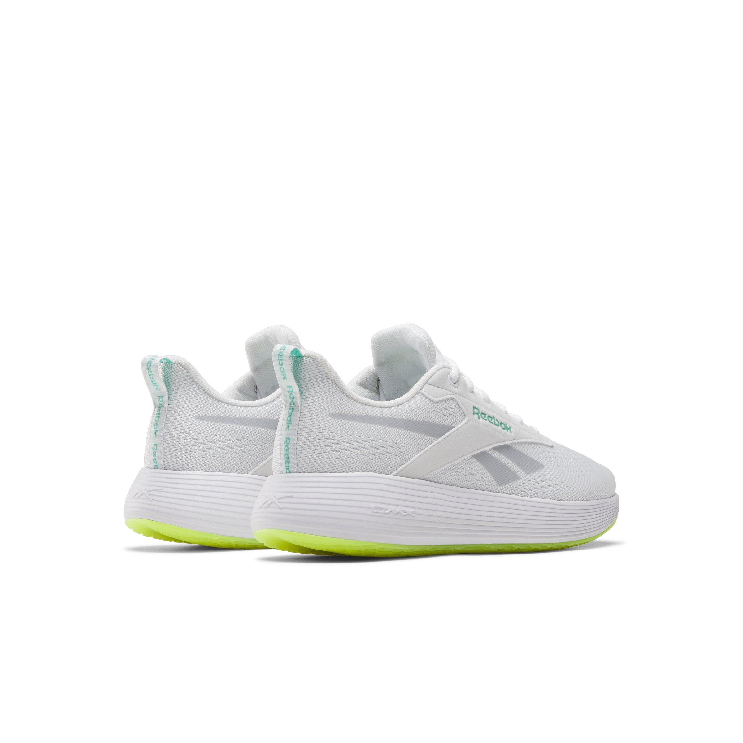 Reebok DMX Comfort+ "White/Grey 1/Digital Lime" Unisex Walking Shoe - WHITE/GREY/LIME Thumbnail View 3