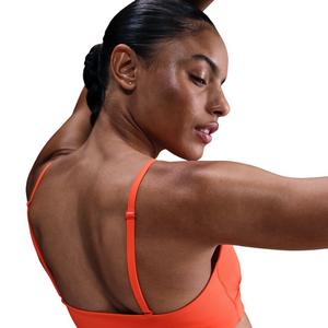 Nike Women's Form Light-Support Non-Padded Triangle Sports Bra -Red