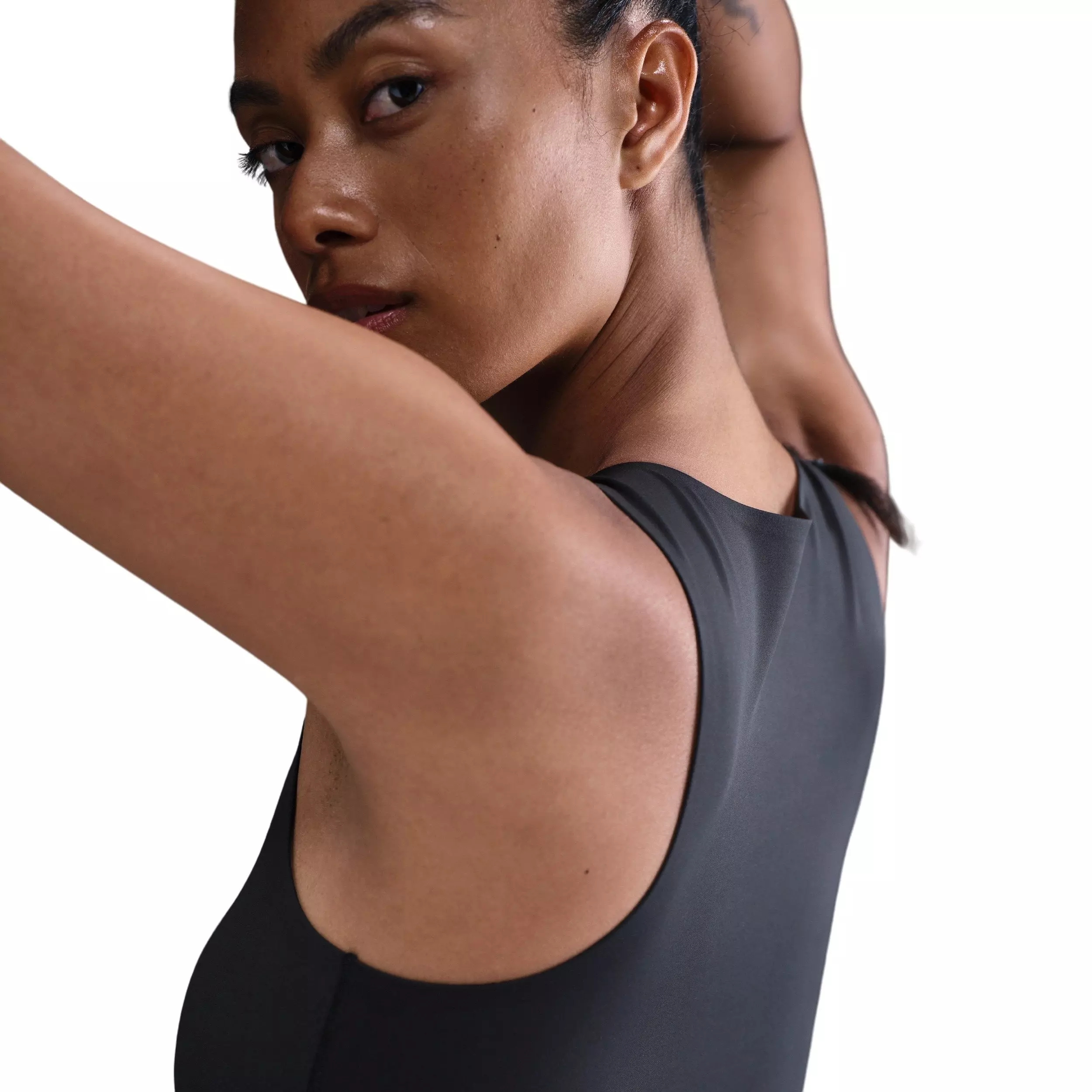 Nike Women's Form Tank Bodysuit -Black - BLACK