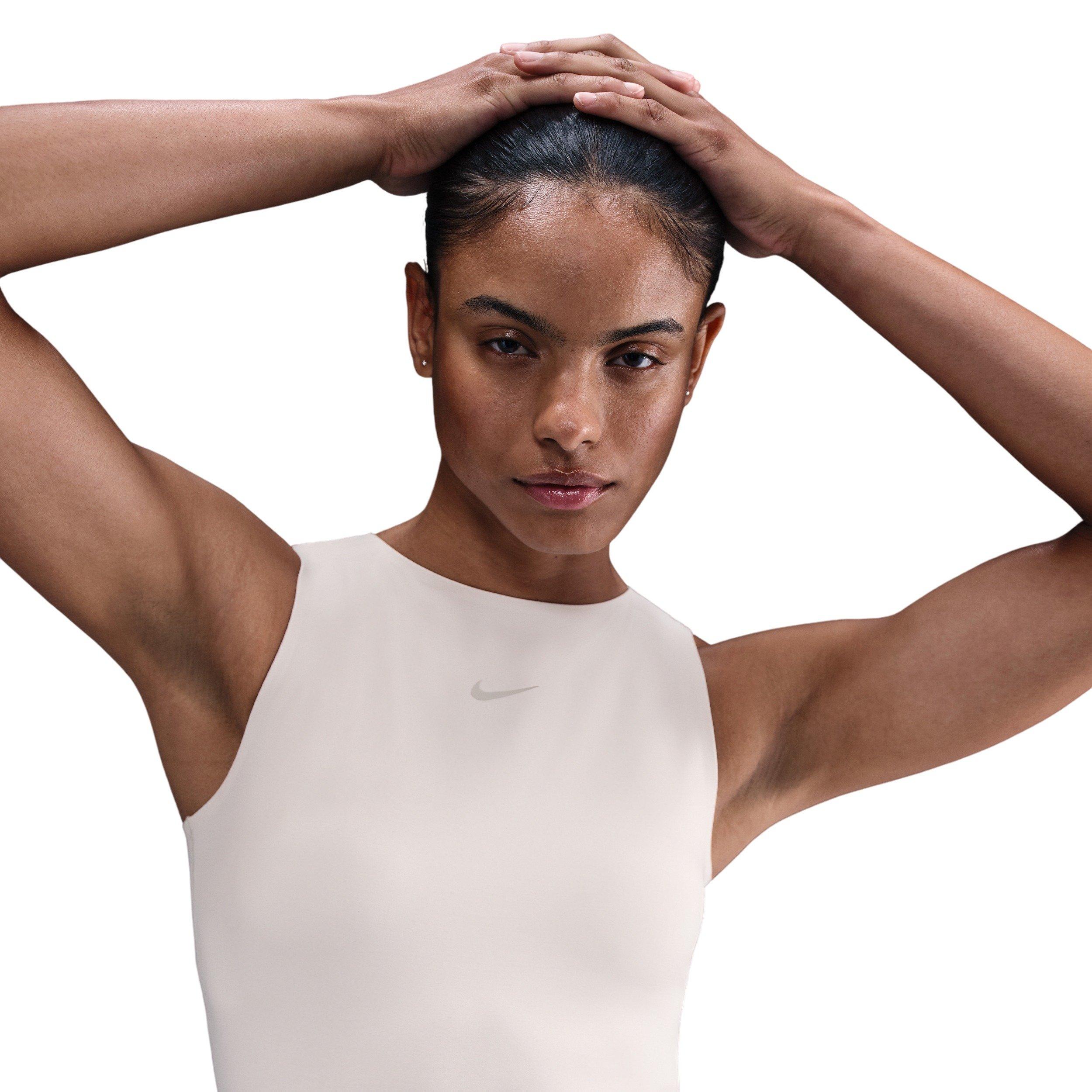 Nike Women's Form Tank Bodysuit - Brown - BROWN Thumbnail View 1