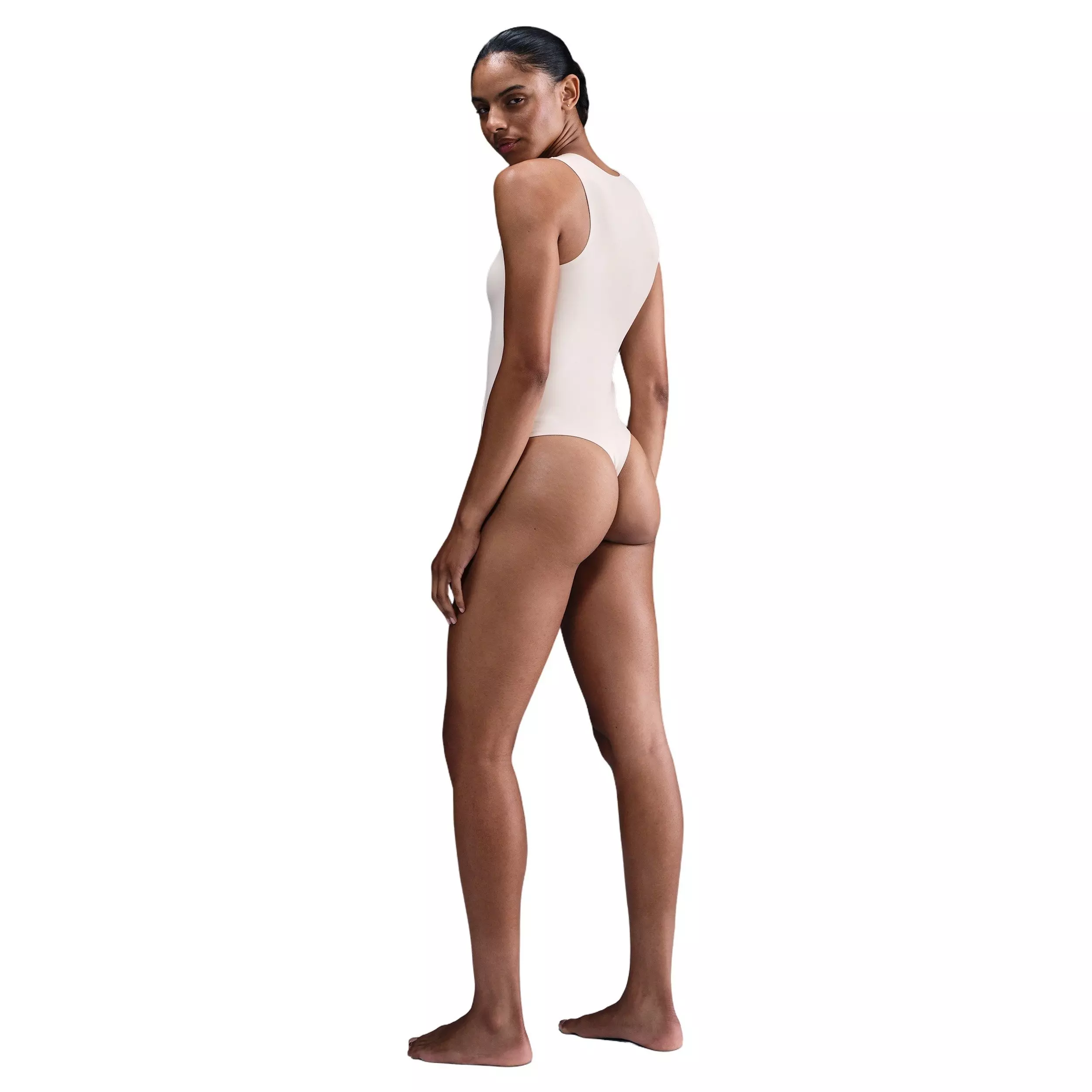 Nike Women's Form Tank Bodysuit -Brown - BROWN