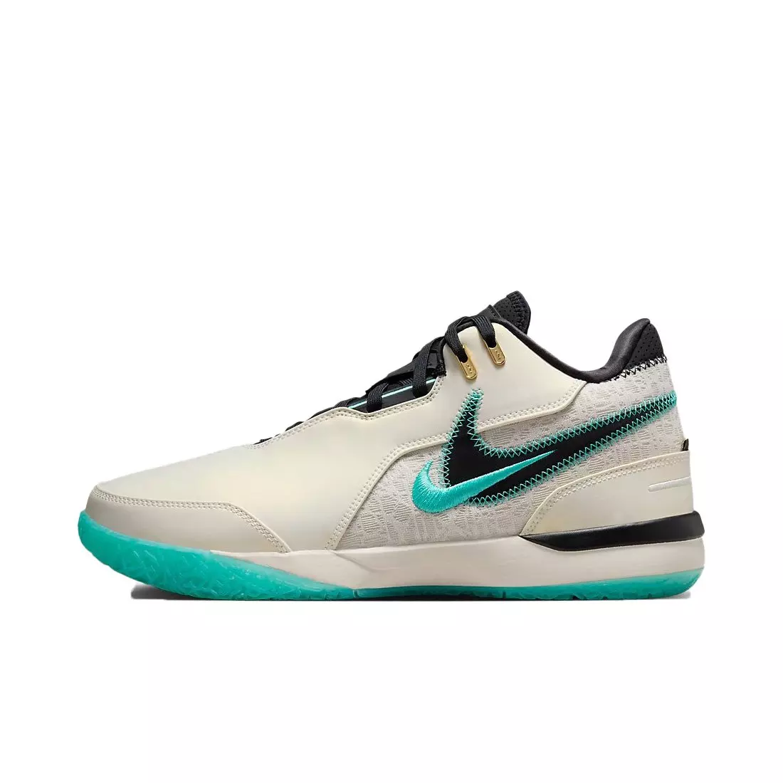 Nike LeBron NXXT Gen AMPD "Light Orewood Brown/Washed Teal-Metallic Gold-Black" Men's Basketball Shoe - LT BROWN/TEAL/BLACK