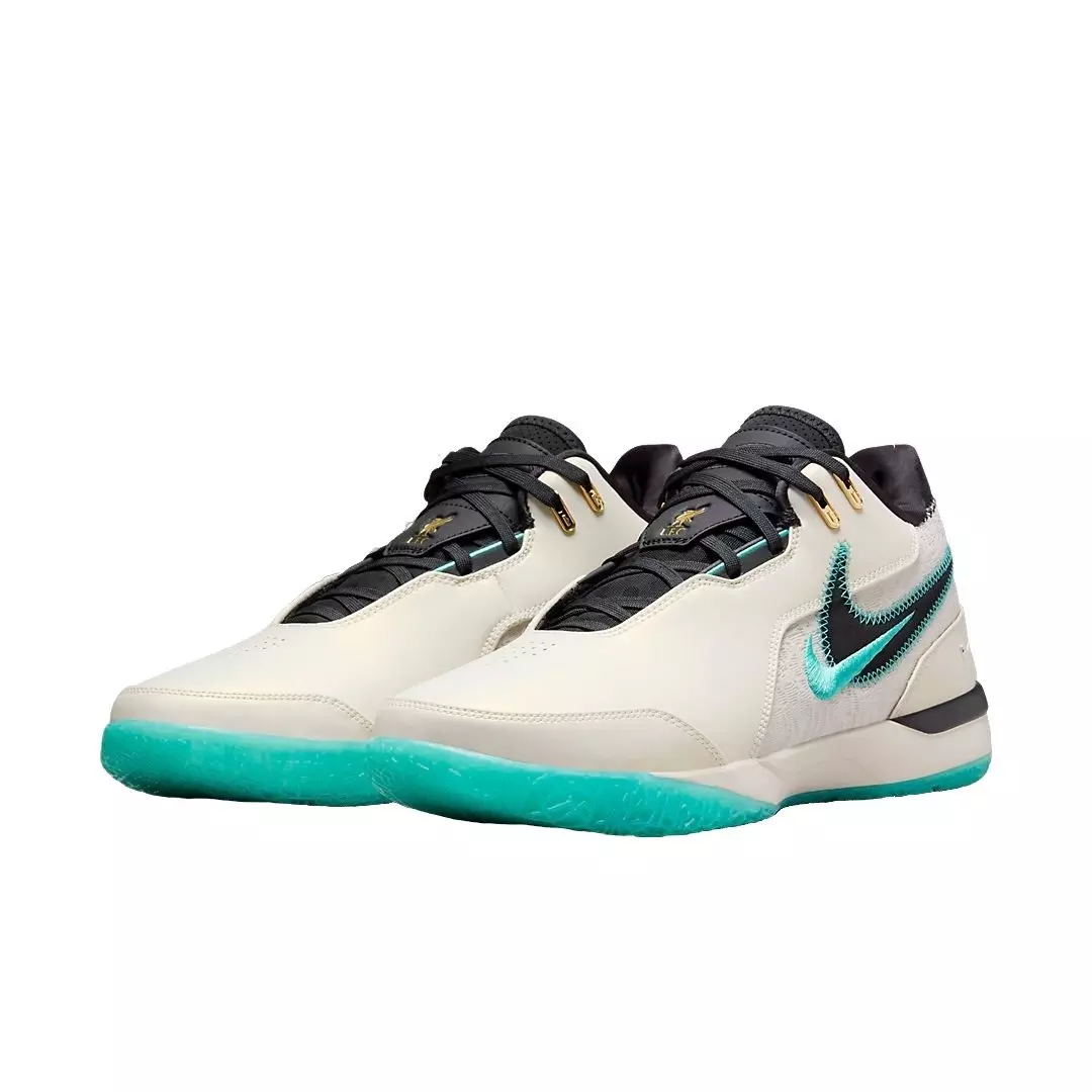 Nike LeBron NXXT Gen AMPD "Light Orewood Brown/Washed Teal-Metallic Gold-Black" Men's Basketball Shoe - LT BROWN/TEAL/BLACK