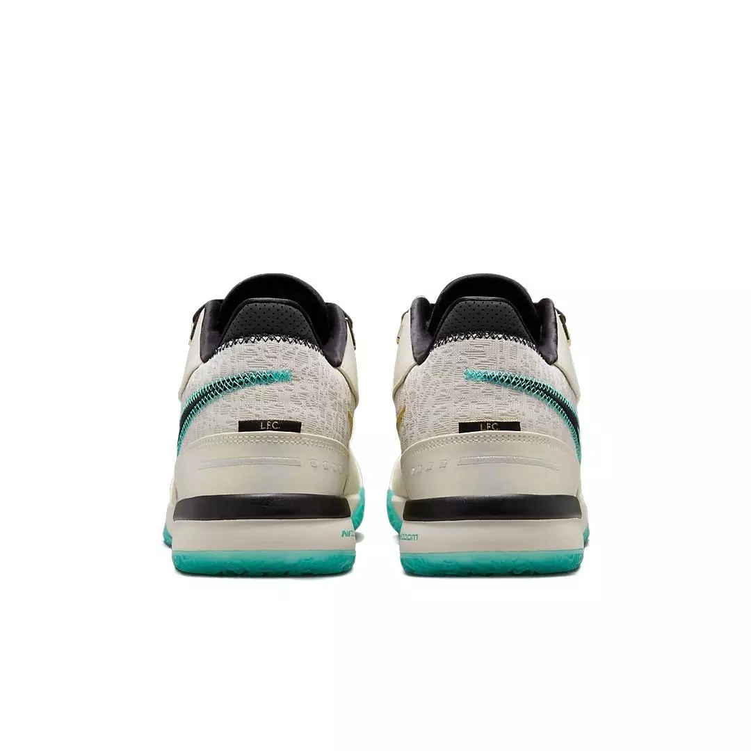 Nike LeBron NXXT Gen AMPD "Light Orewood Brown/Washed Teal-Metallic Gold-Black" Men's Basketball Shoe - LT BROWN/TEAL/BLACK