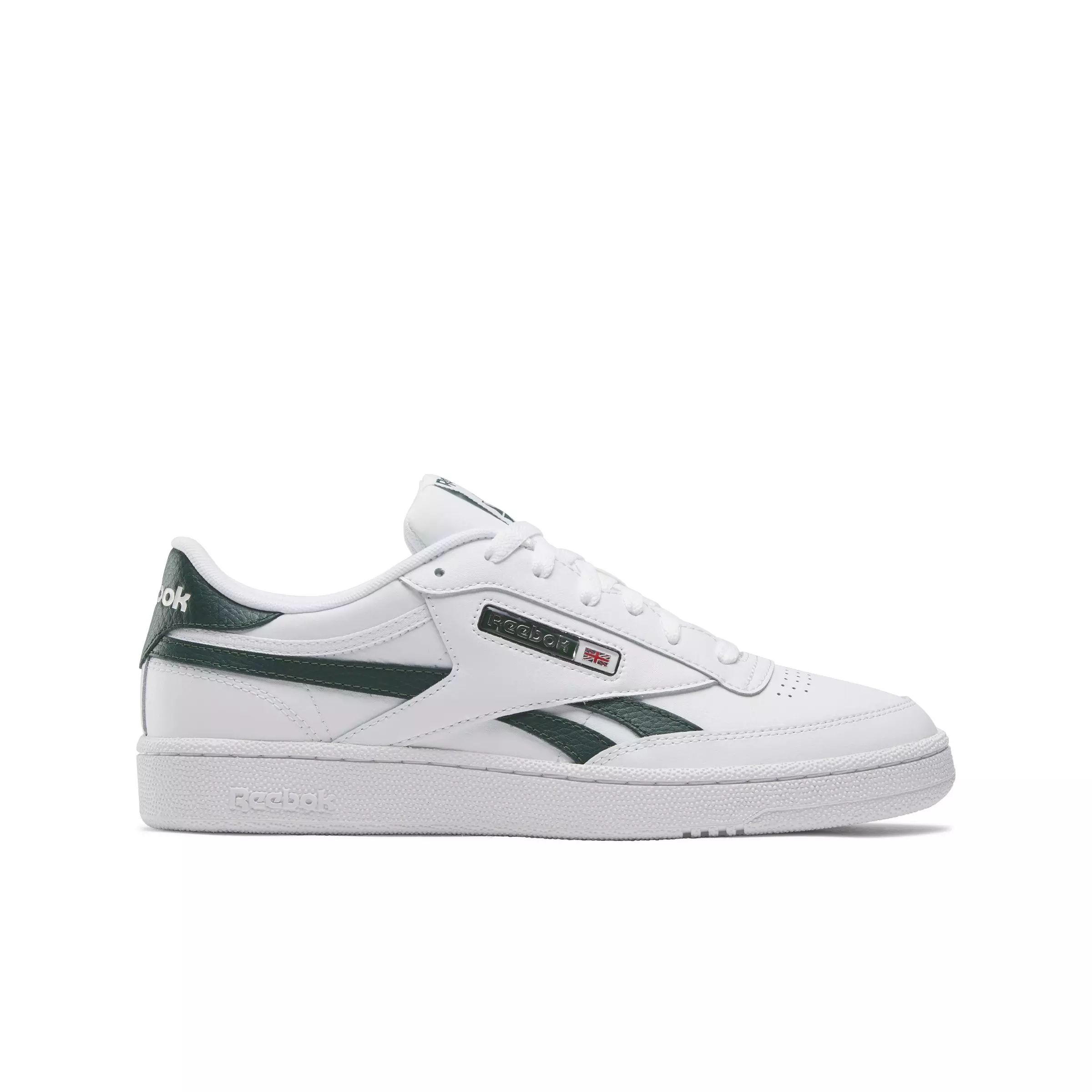Reebok Club C Revenge "White/Collegiate Green/White" Unisex Shoe - WHITE/GREEN/WHITE