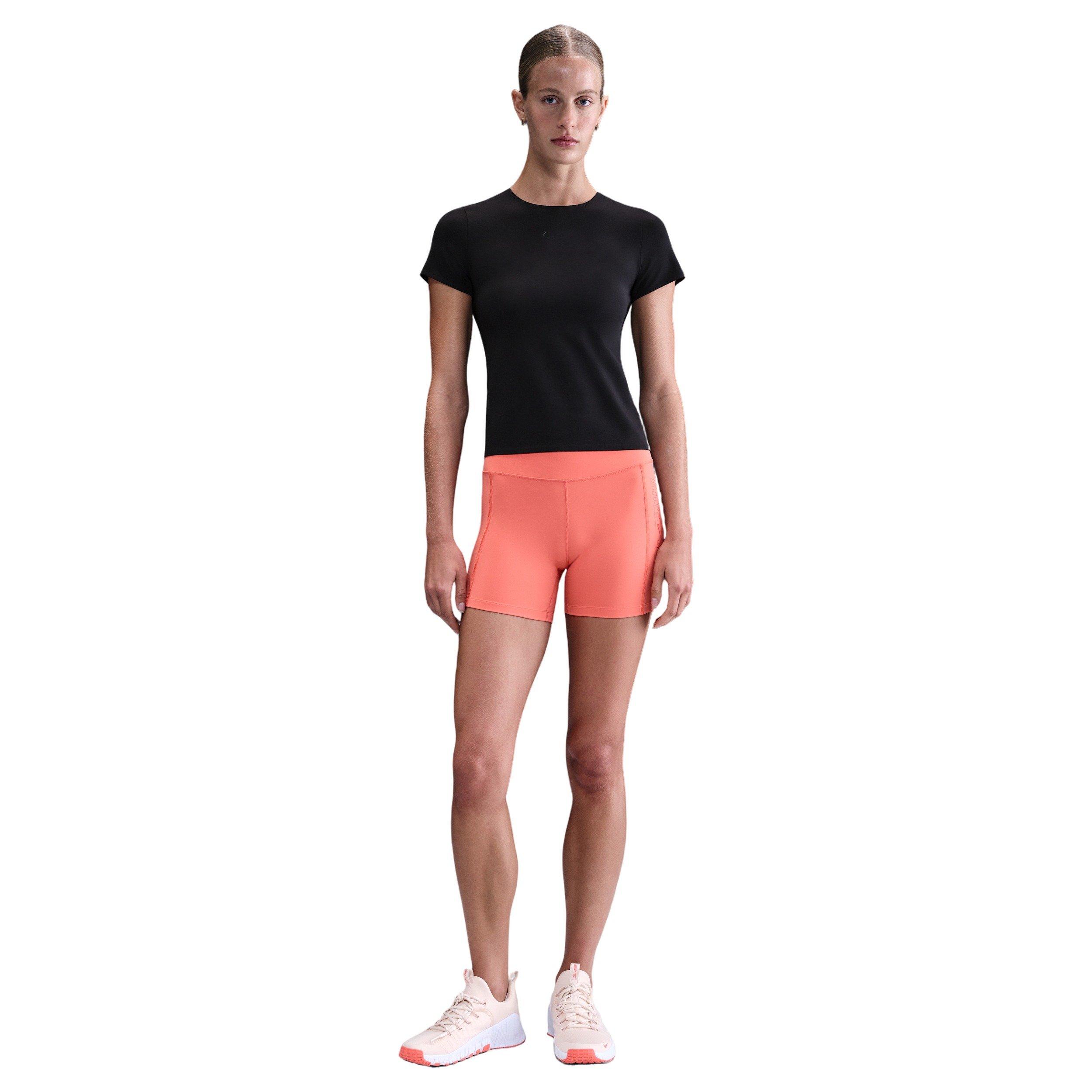 Nike Women's Dorm Short-Sleeve Top - Black - BLACK Thumbnail View 4