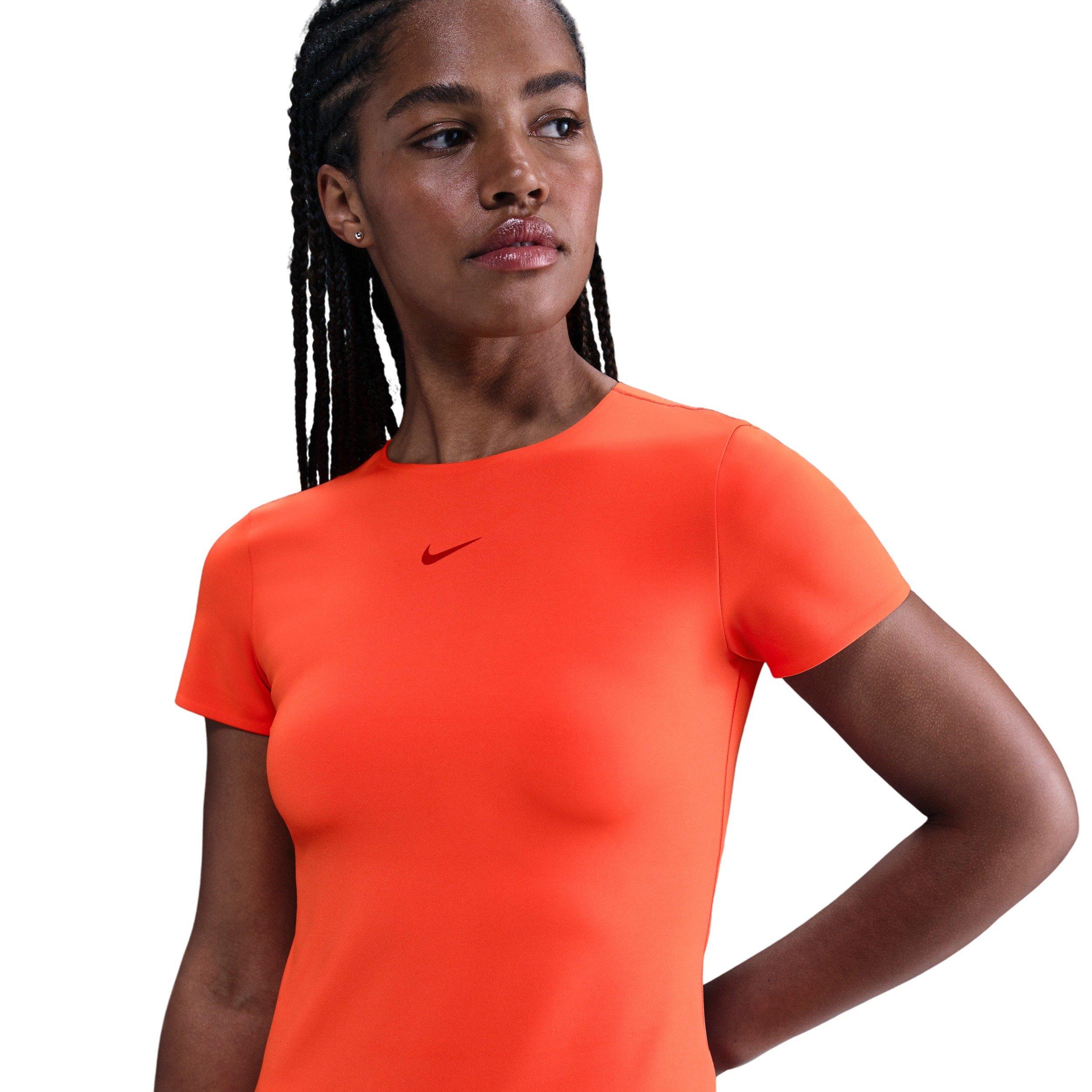 Nike Women's Dorm Short-Sleeve Top -Red - RED Thumbnail View 1