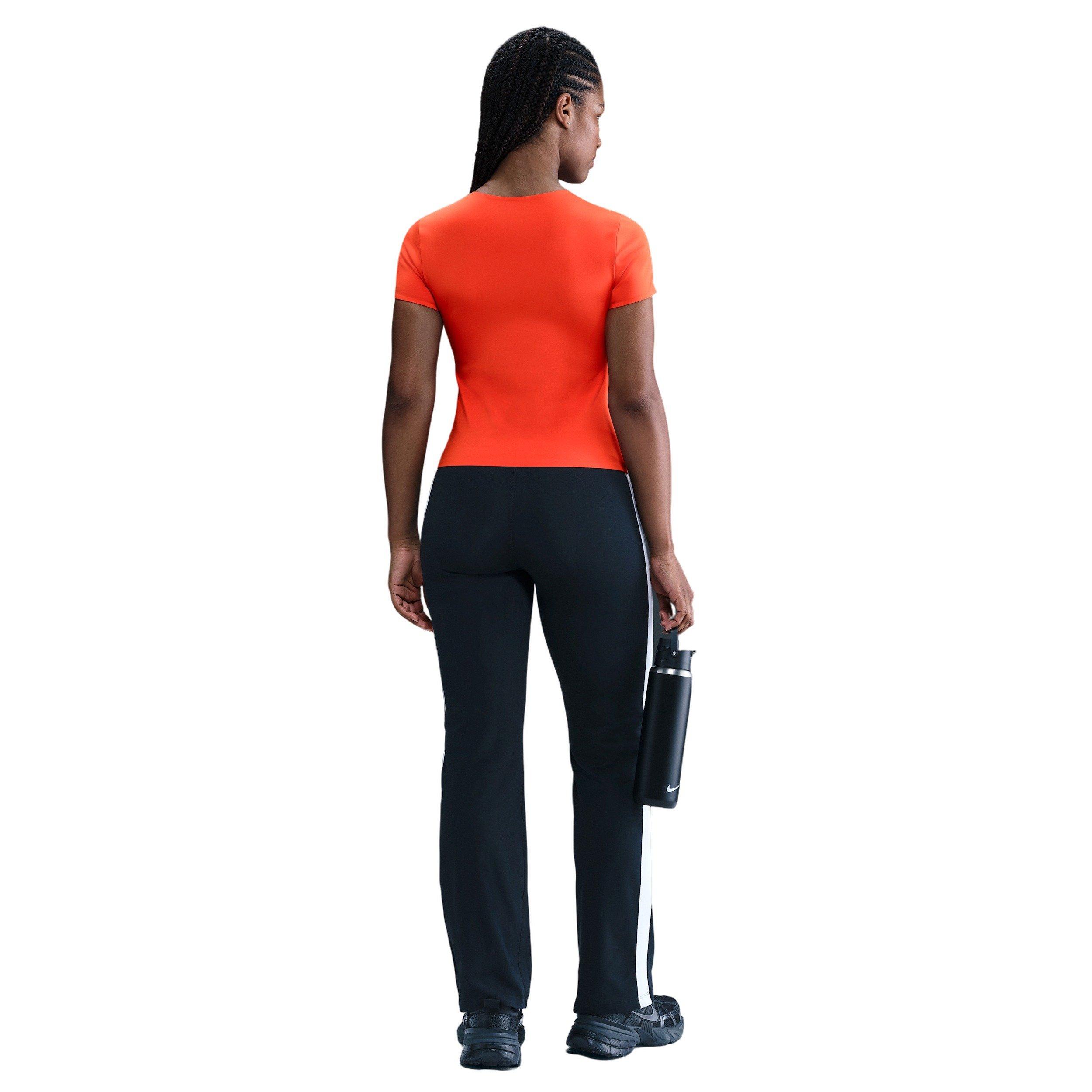 Nike Women's Dorm Short-Sleeve Top - Red - RED Thumbnail View 5