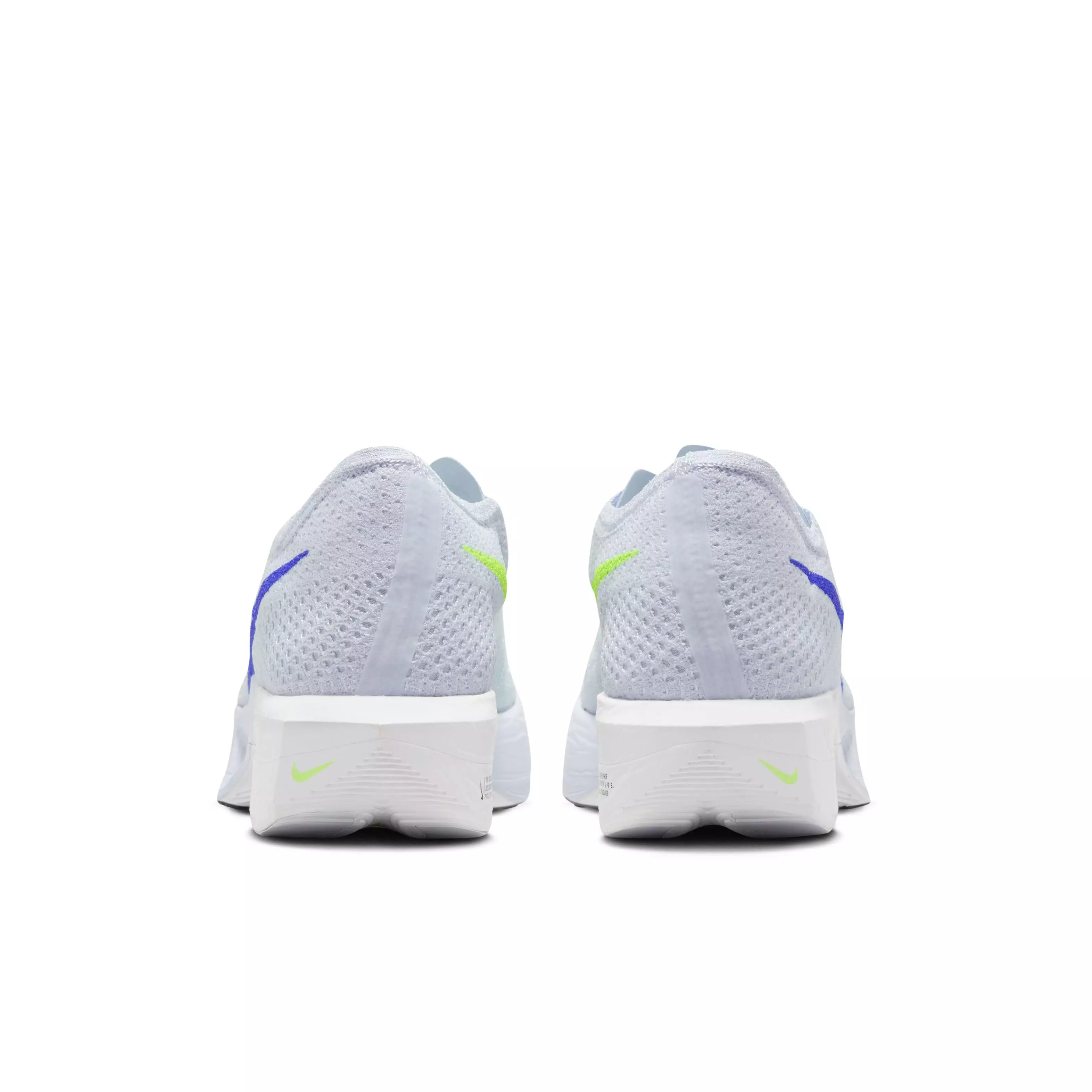 Nike Vaporfly 3 "Football Grey/Green Strike/Light Armory Blue/Racer Blue" Men's Running Shoe - GREY/GREEN/LT BLUE/BLUE