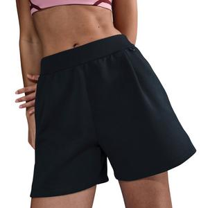 Nike Women's 24.7 ImpossiblySoft Dri-FIT Mid-Rise Loose 4" Shorts -Black
