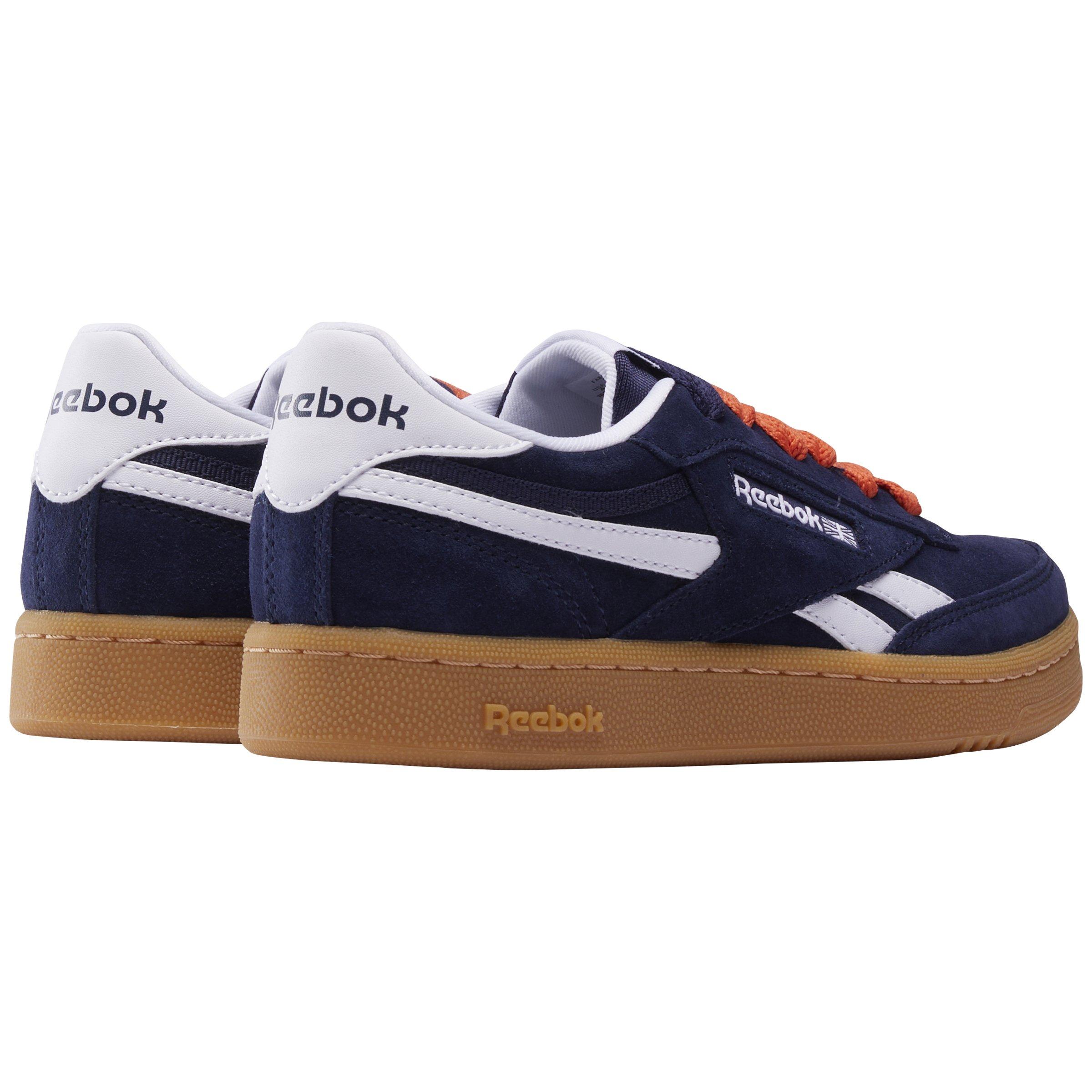 Reebok Club C Revenge Grade School Boys' "Vector Navy/Pump Orange/Gum 6" Shoe