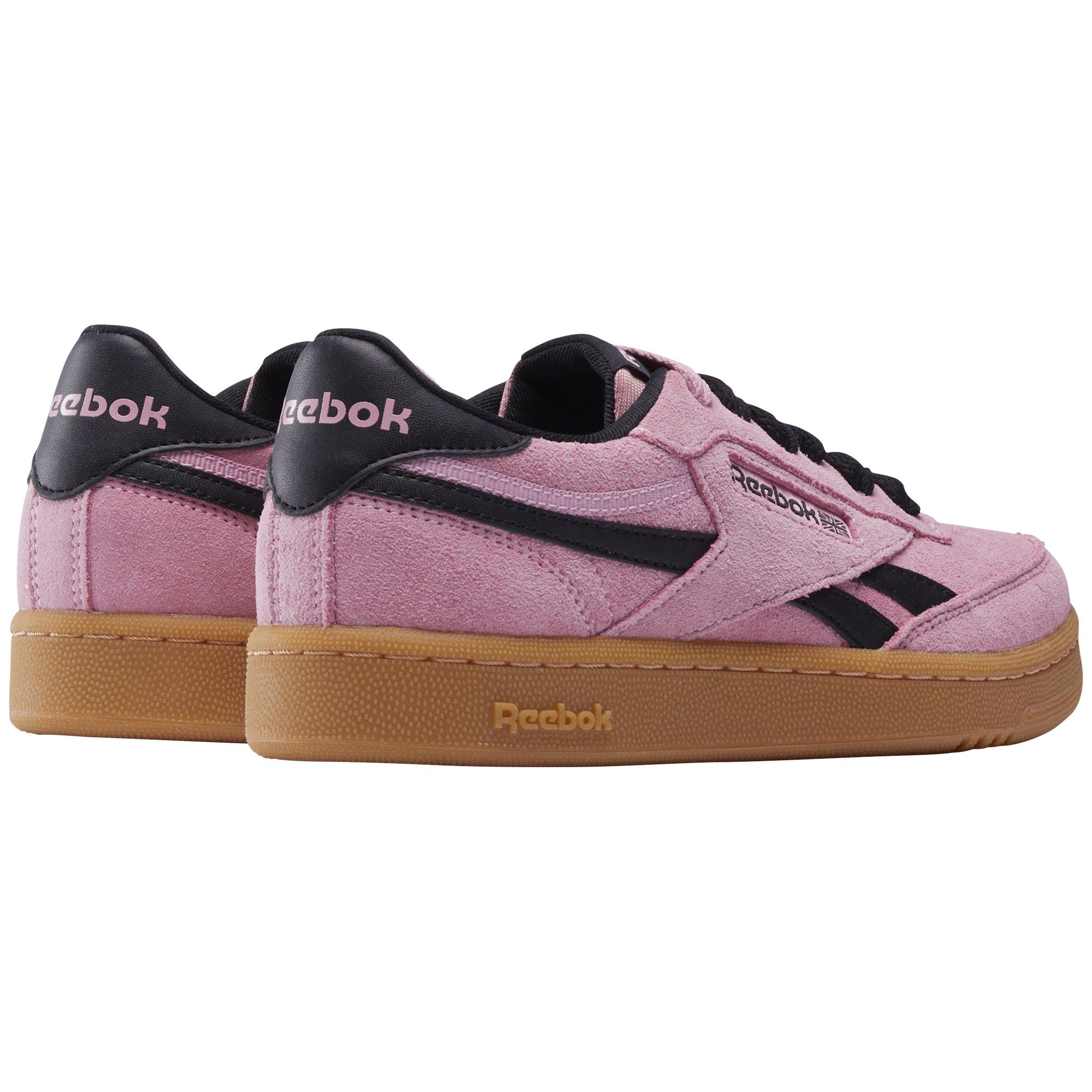 Reebok Club C Revenge Grade School Girls' "Astro Rose/Black/Gum 6" Shoe