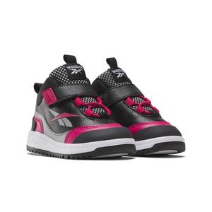 Reebok Weebok Storm X "Black/Bold Pink/Grey 1" Infant Girls' Shoe