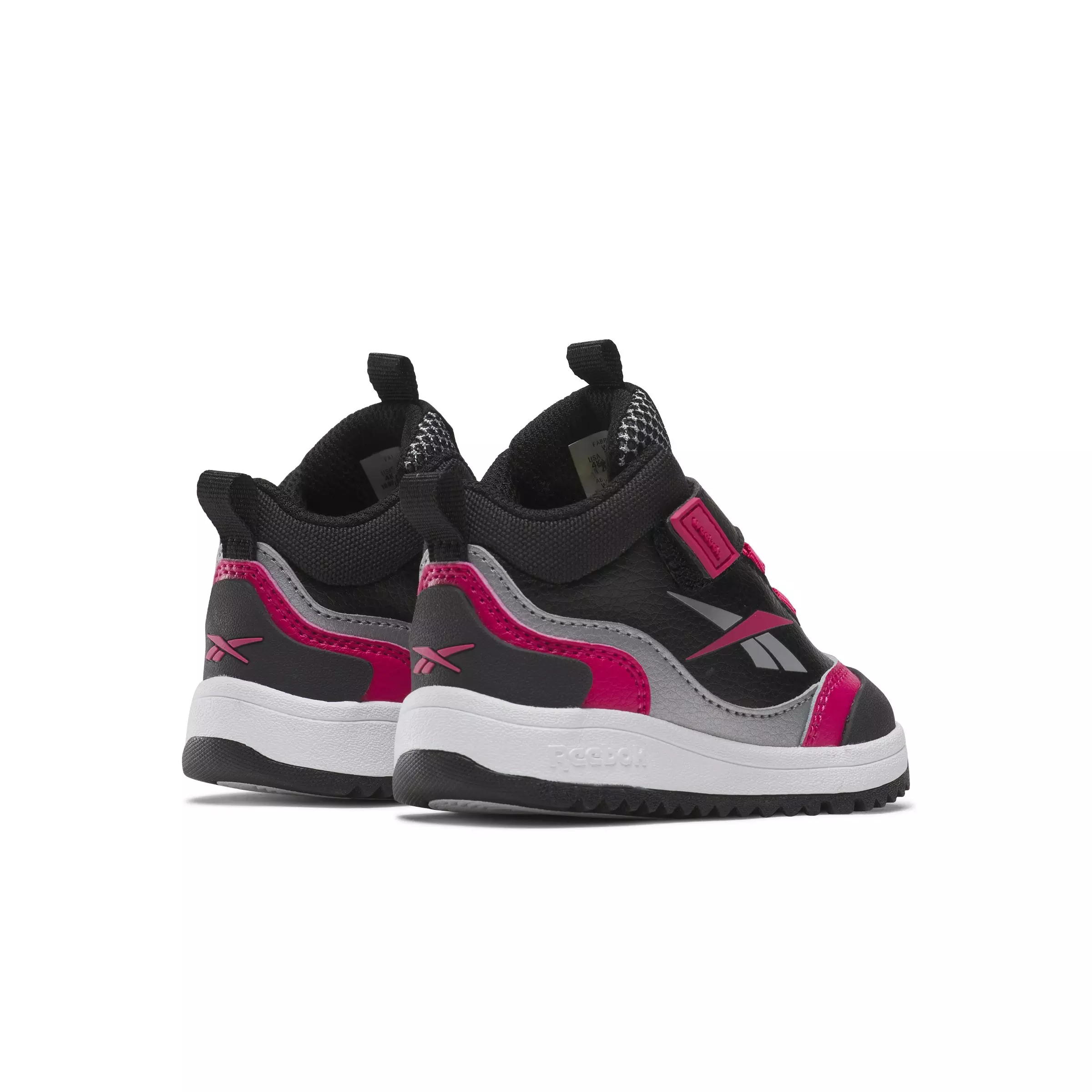 Reebok Weebok Storm X "Black/Bold Pink/Grey 1" Infant Girls' Shoe - BLACK/PINK/GREY