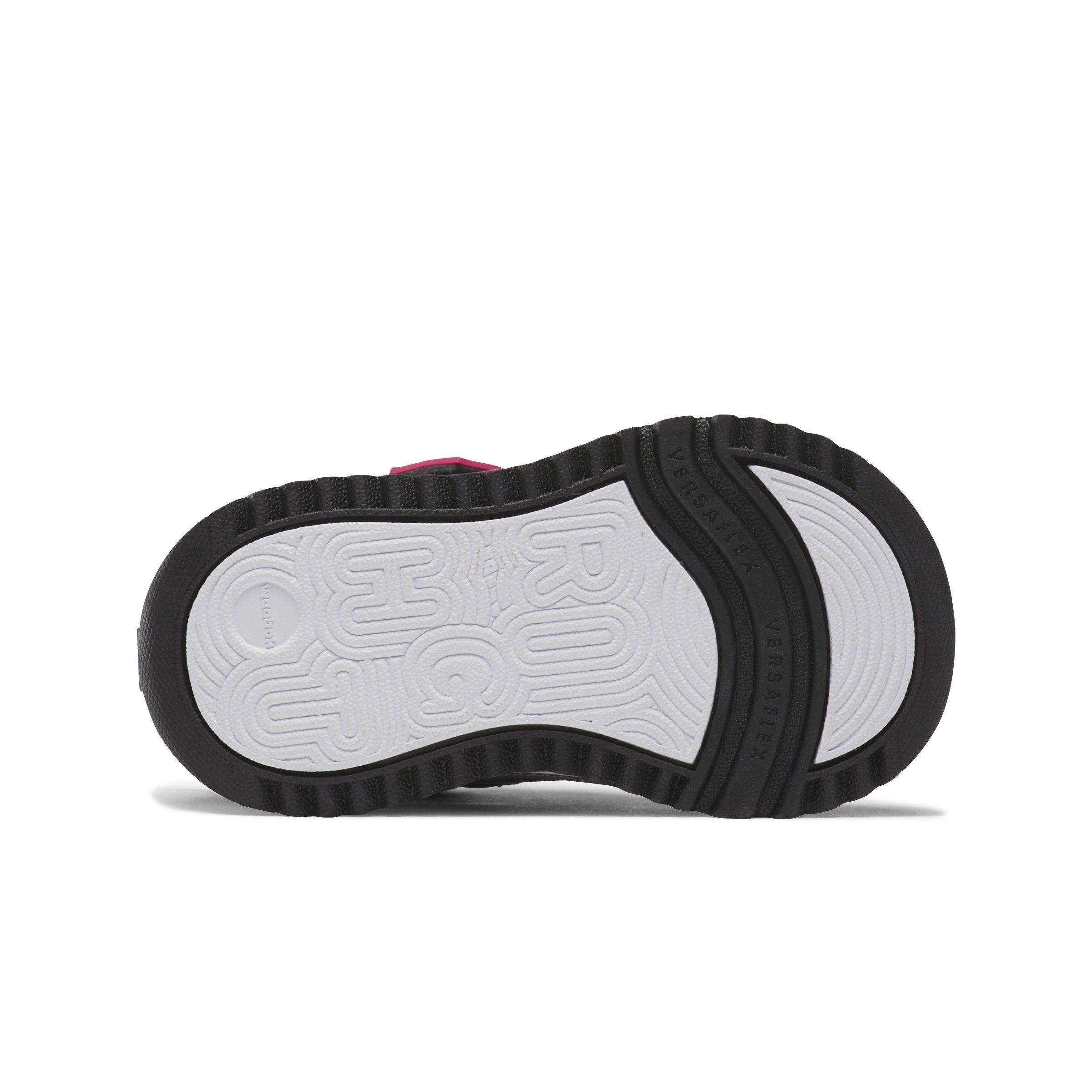 Reebok Weebok Storm X Infant Girls' "Black/Bold Pink/Grey 1" Shoe