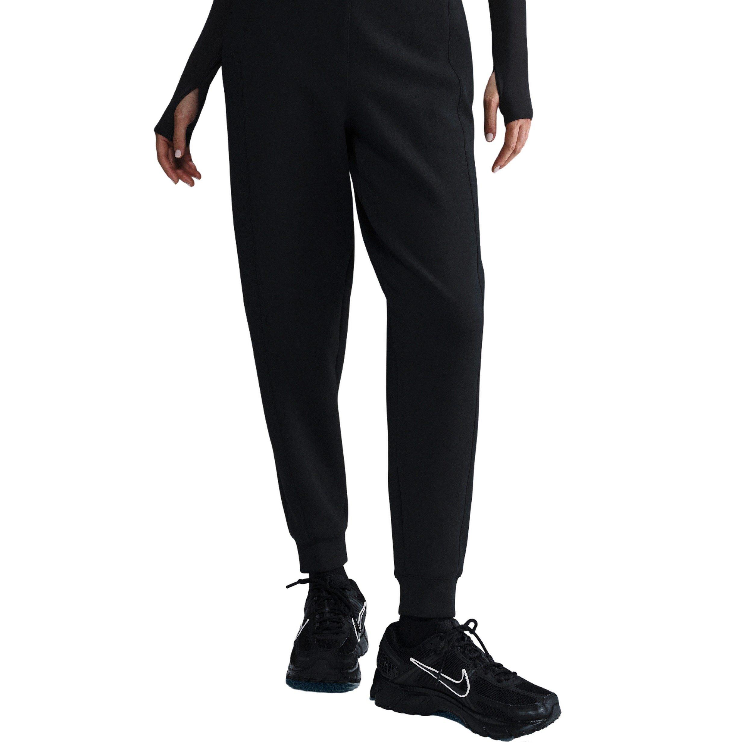 Nike Women's 24.7 ImpossiblySoft Dri-FIT Mid-Rise Joggers -Black - BLACK Thumbnail View 1