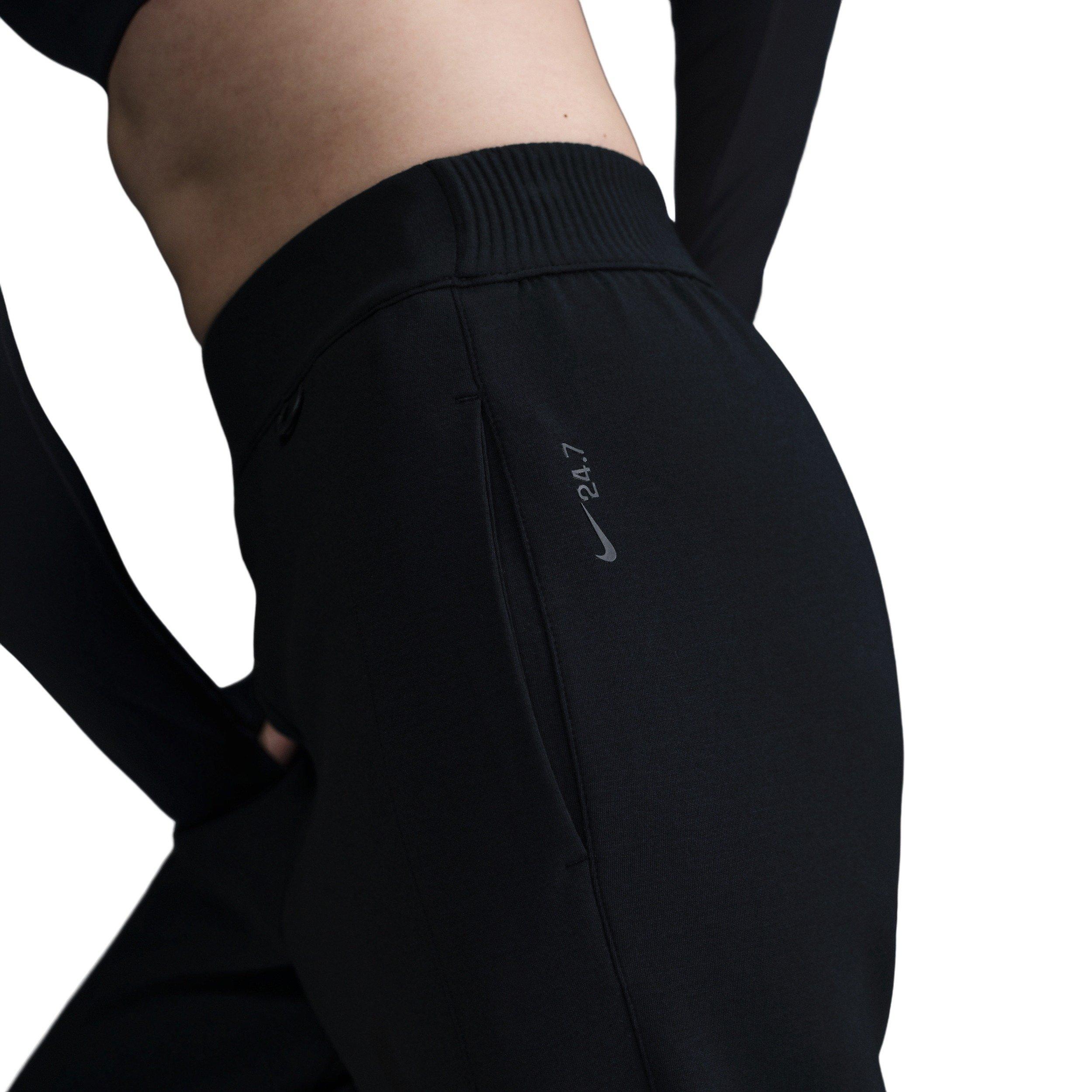 Nike Women's 24.7 ImpossiblySoft Dri-FIT Mid-Rise Joggers -Black - BLACK Thumbnail View 6