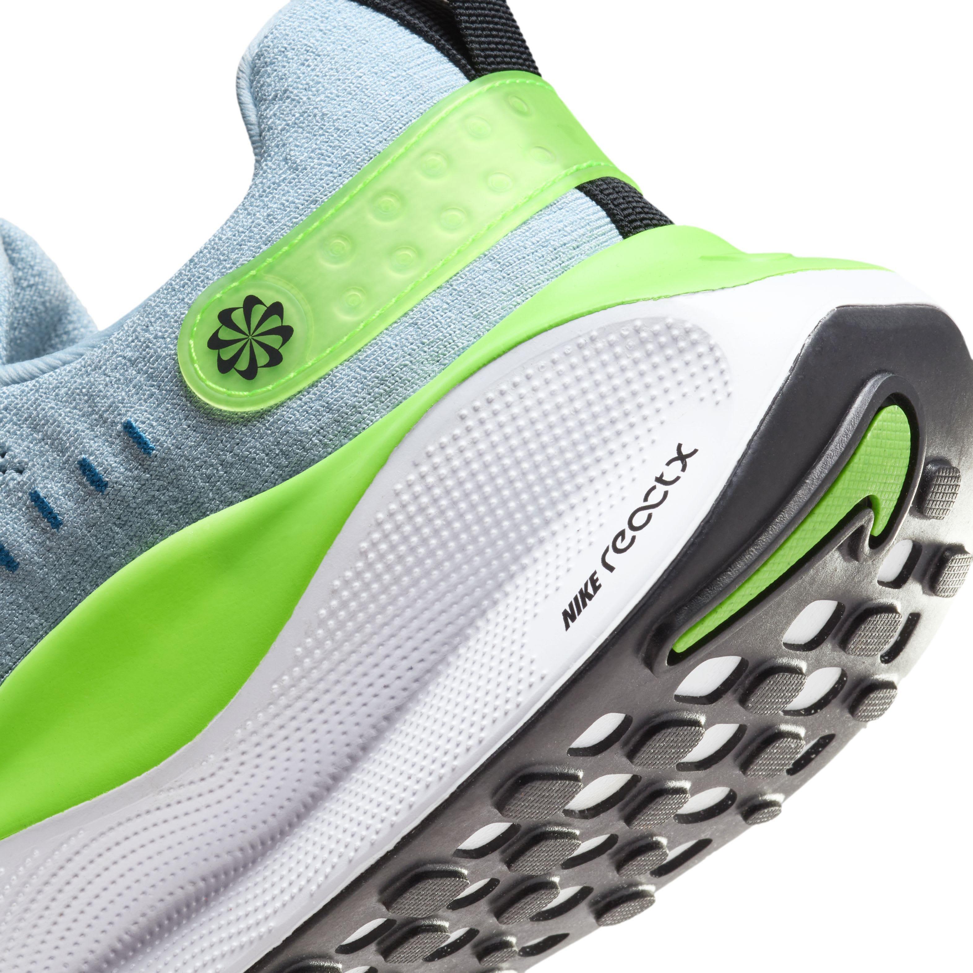 Nike InfinityRN 4 "Light Armory Blue/Star Blue/Court Blue/Black" Men's Running Shoe - LT BLUE/BLUE/BLUE/BLACK Thumbnail View 8