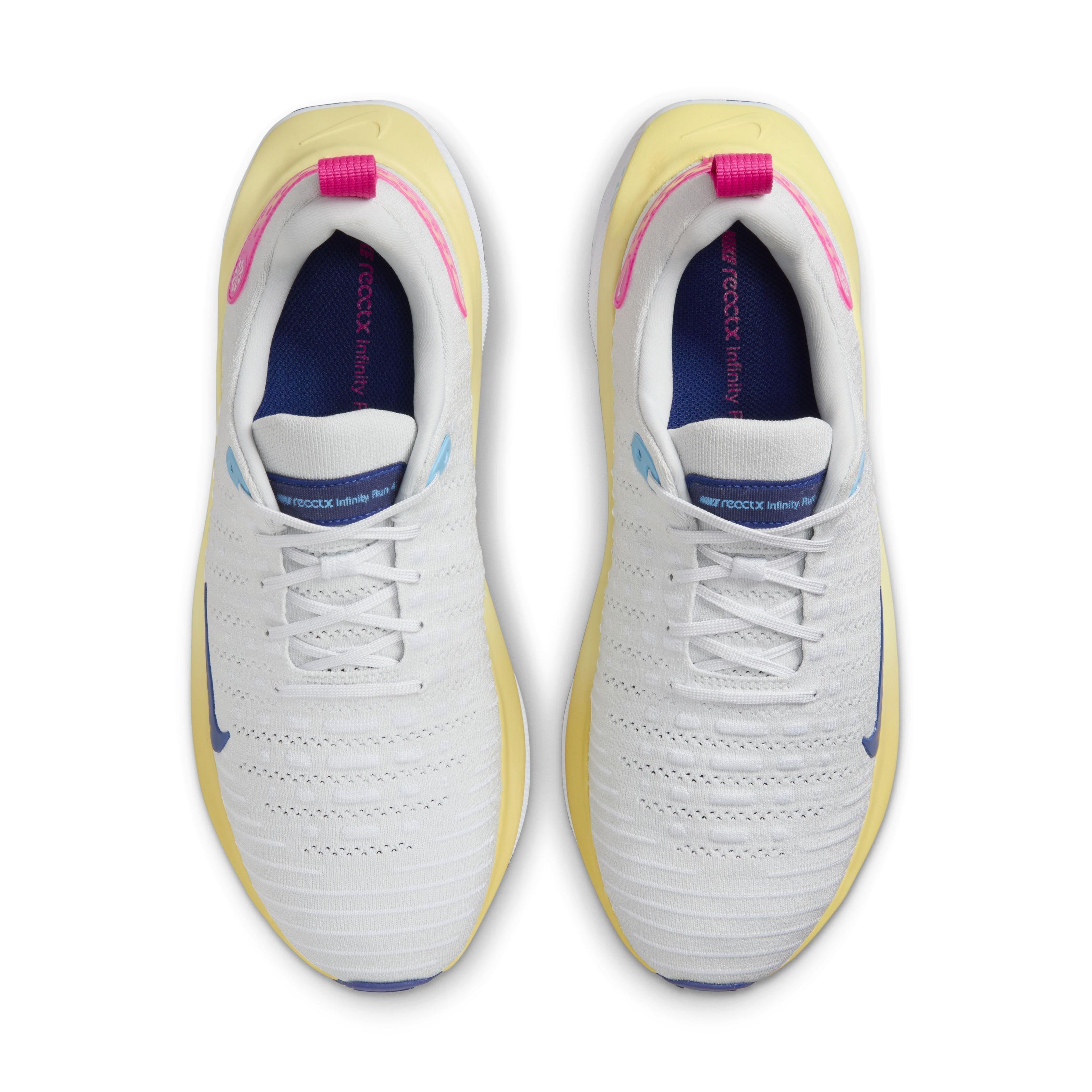 Nike InfinityRN 4 "Photon Dust/White/Saturn Gold/Deep Royal Blue" Men's Running Shoe - DUST/WHITE/GOLD/ROYAL Thumbnail View 4
