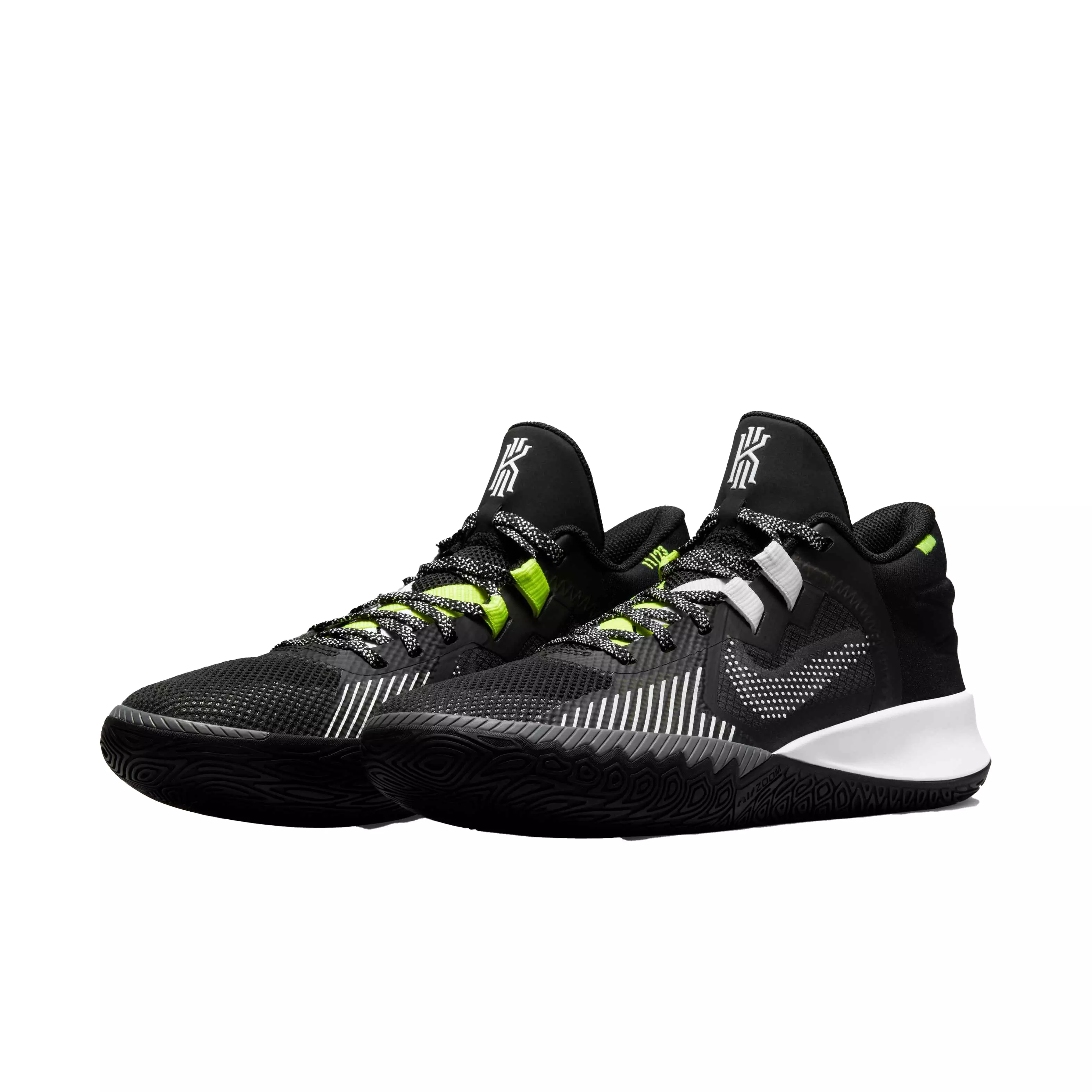 Nike Kyrie Flytrap 5 "Black/White/Anthracite/Cool Grey" Grade School Boys' Basketball Shoe - BLACK