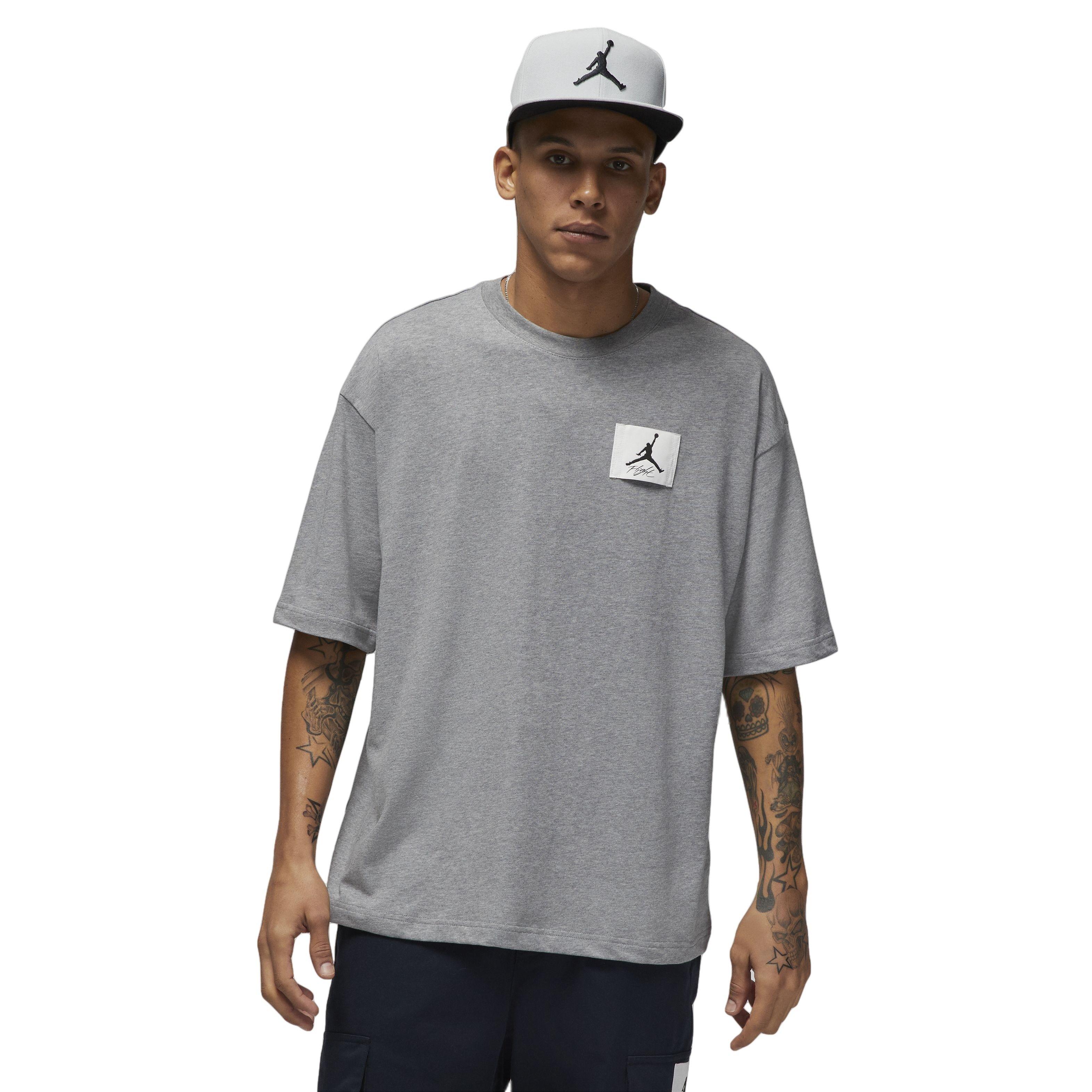 Jordan Flight Essentials Jumpman Oversize T-Shirt in Sail/Heather