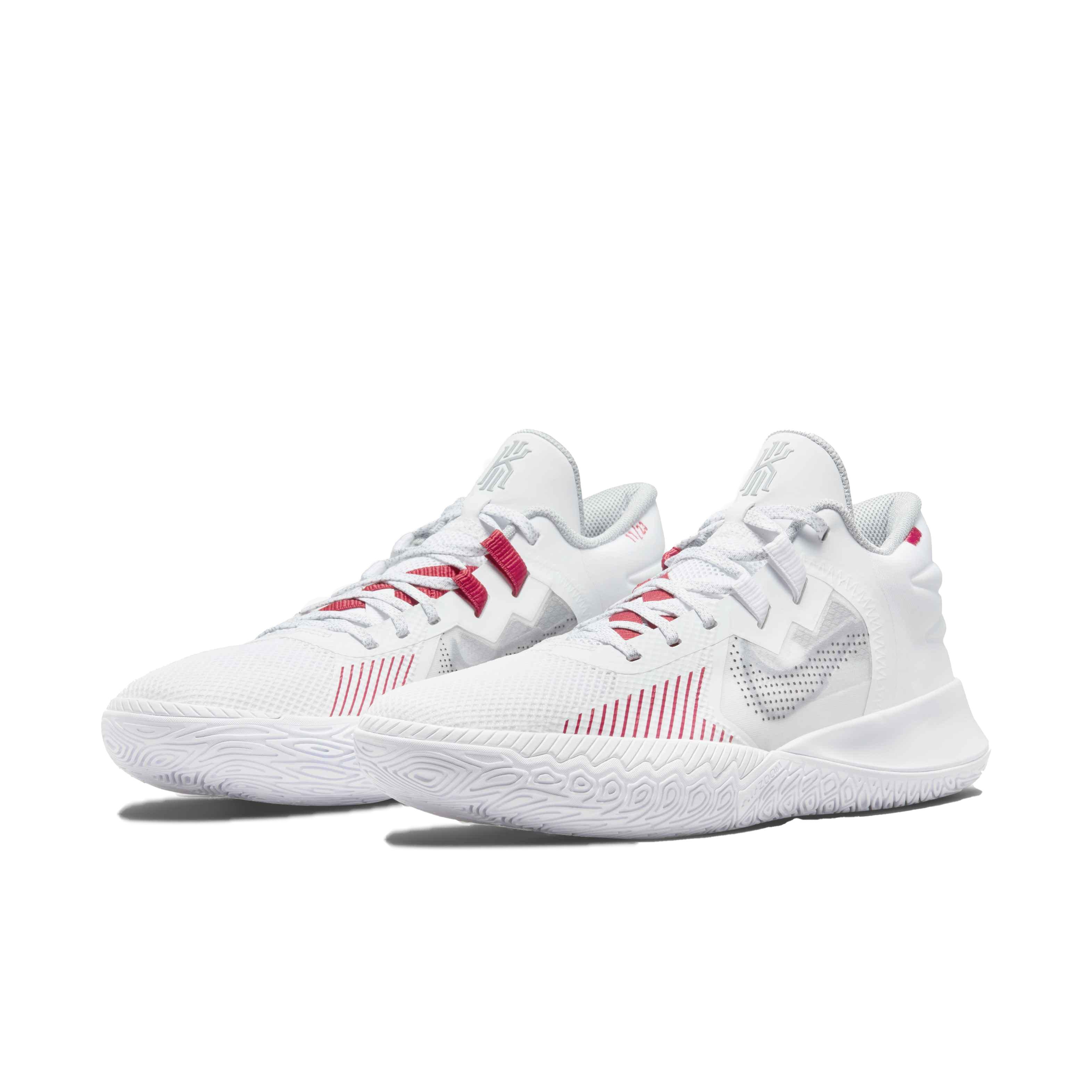 nike kyrie flytrap white black university red