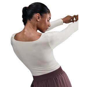 Nike Women's Form Long-Sleeve Bodysuit -Brown