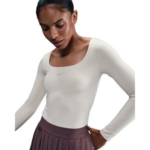 Nike Women's Form Long-Sleeve Bodysuit -Brown