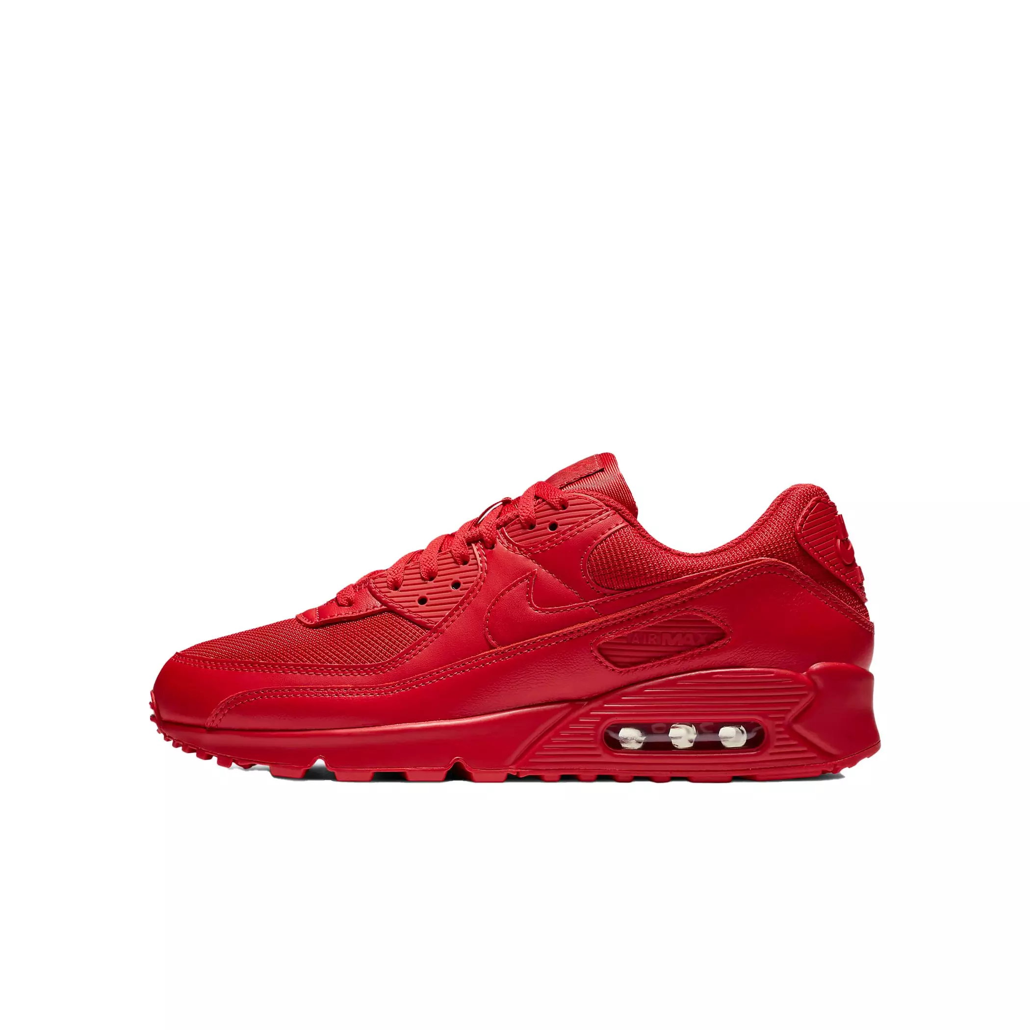 Nike Air Max 90 "University Red" Grade School Boys' Shoe - RED